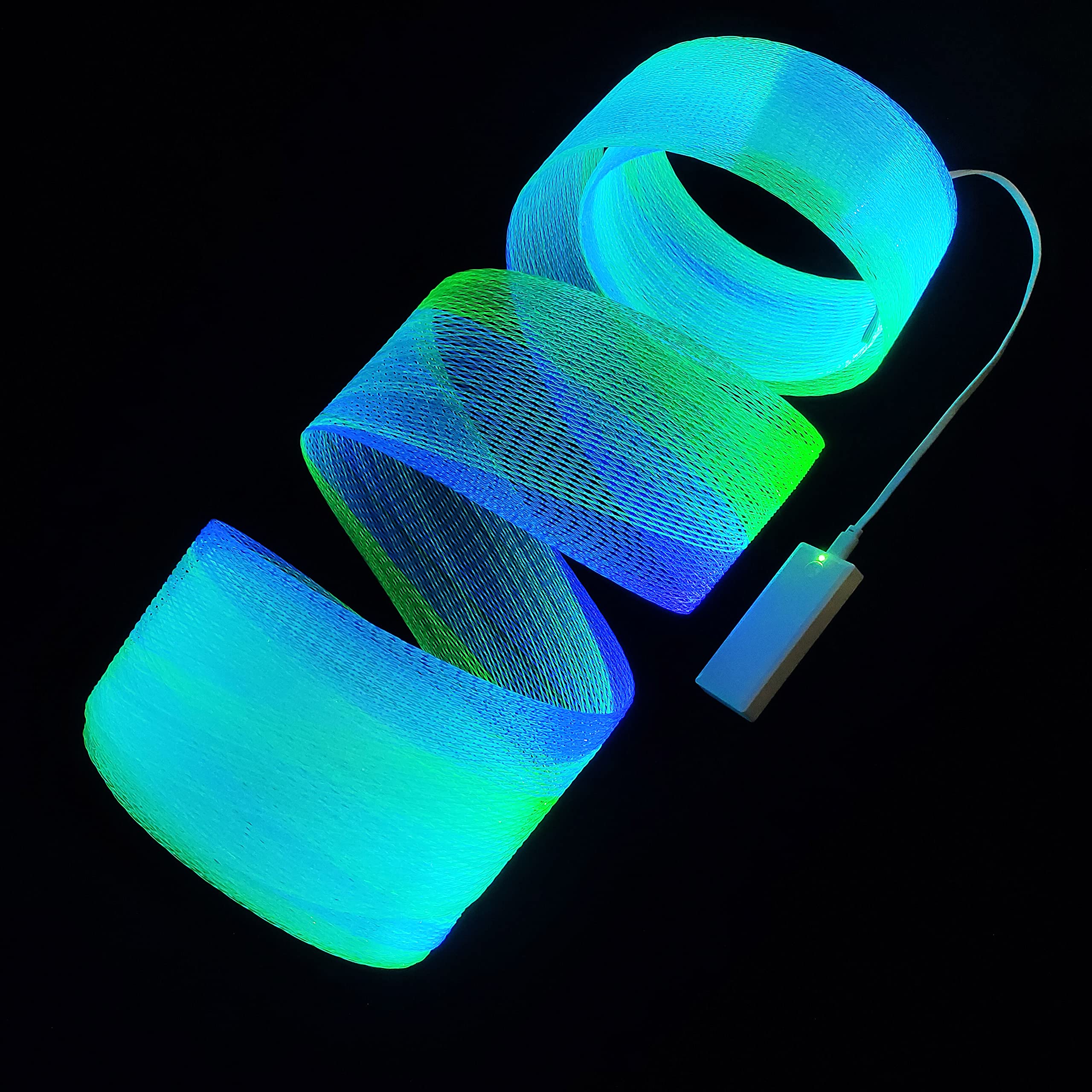 Shiningme LED Fiber Optic Mesh Light Kit - 3 Meters, White, Plastic, Model SU500045 for Ceiling & Christmas Tree Decorations