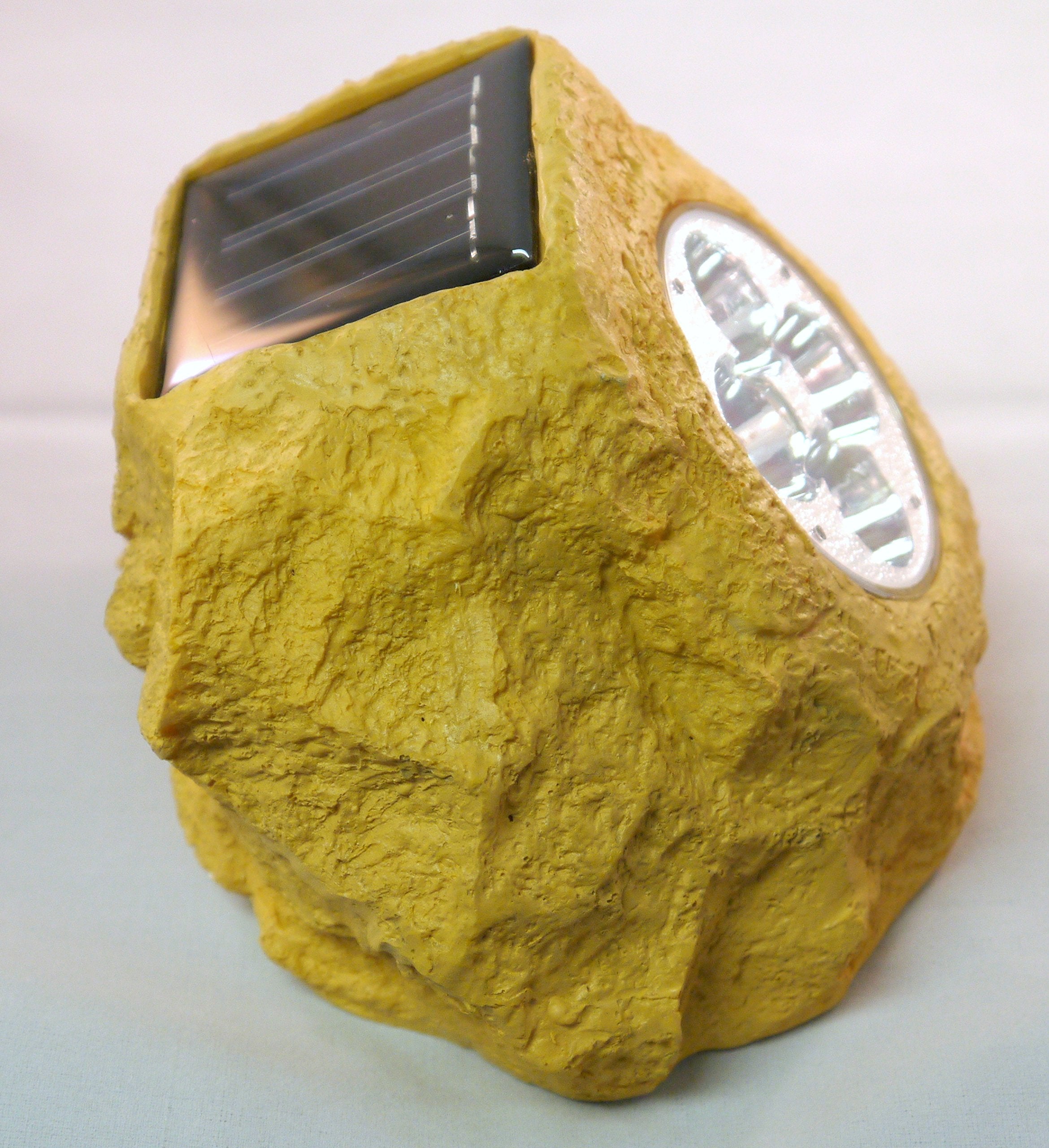 Homebrite Solar 33846/4 Sandstone Rock Solar Spotlight Power Spot Lights For Outdoor Lighting