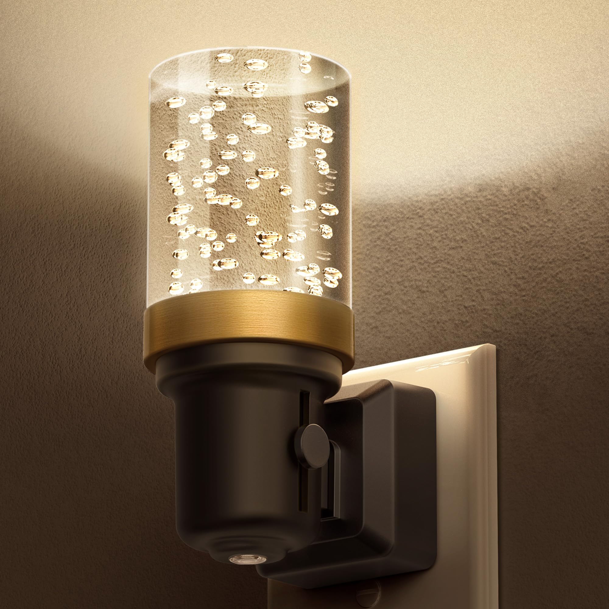 DORESshop LED Night Lights Plug into Wall, Modern Decorative Design Nightlights Plug in, Adjustable Brightness, Dimmable Night L