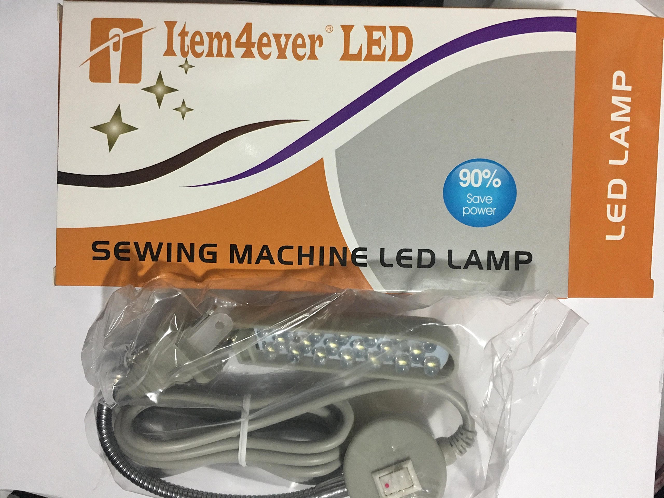 Sewing Machine Working Gooseneck Lamp + 20 Led Light, With Magnetic Mounting Base (1 Piece/Pack)