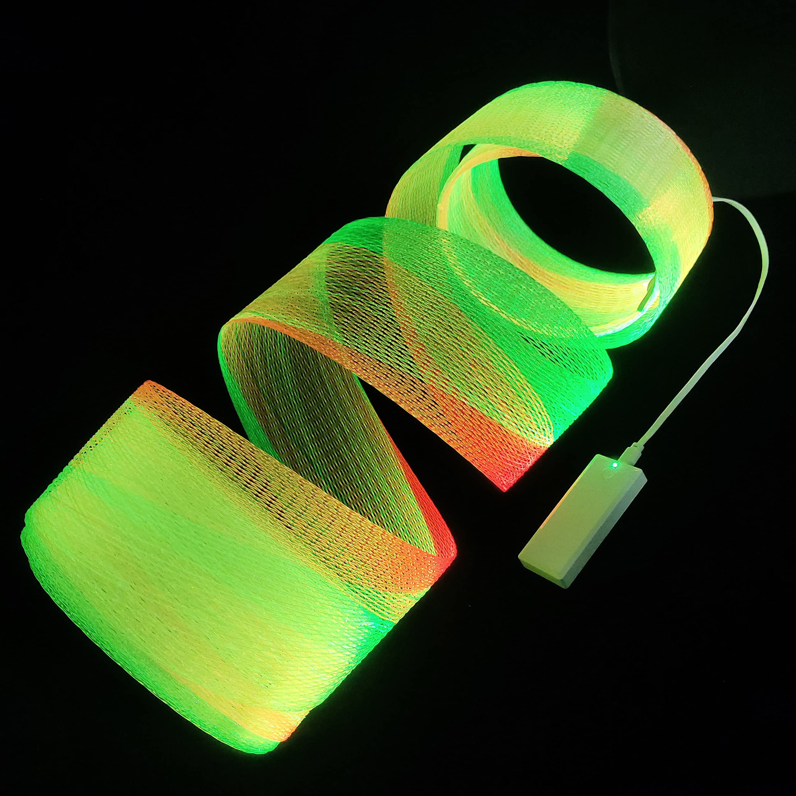 Shiningme LED Fiber Optic Mesh Light Kit - 3 Meters, White, Plastic, Model SU500045 for Ceiling & Christmas Tree Decorations