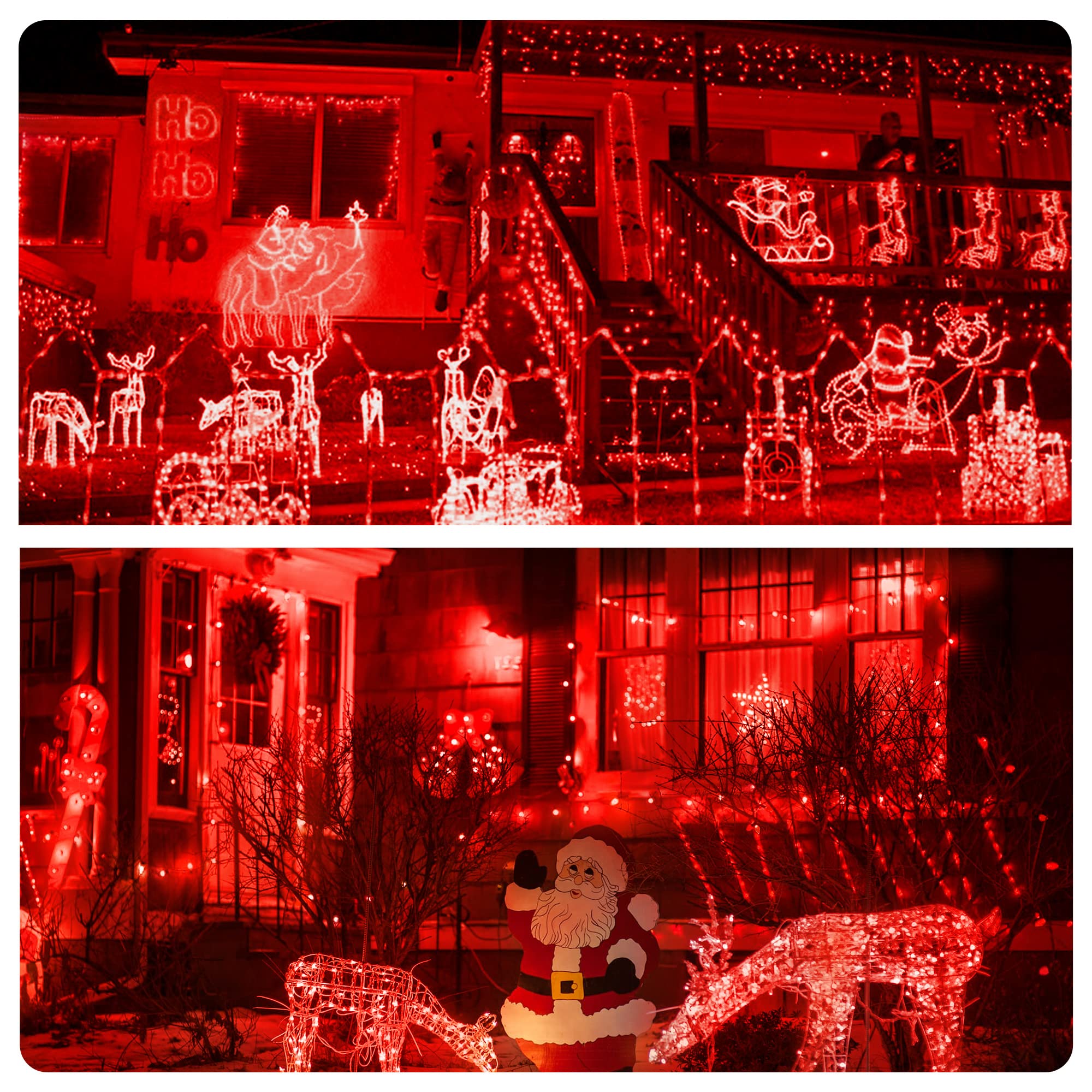 Led Red Light Bulb 15W Equivalent, G45 Led Christmas Globe Light Bulbs, 1W Led Colored Night Lights, Mini Edison E26 Base Bulb F