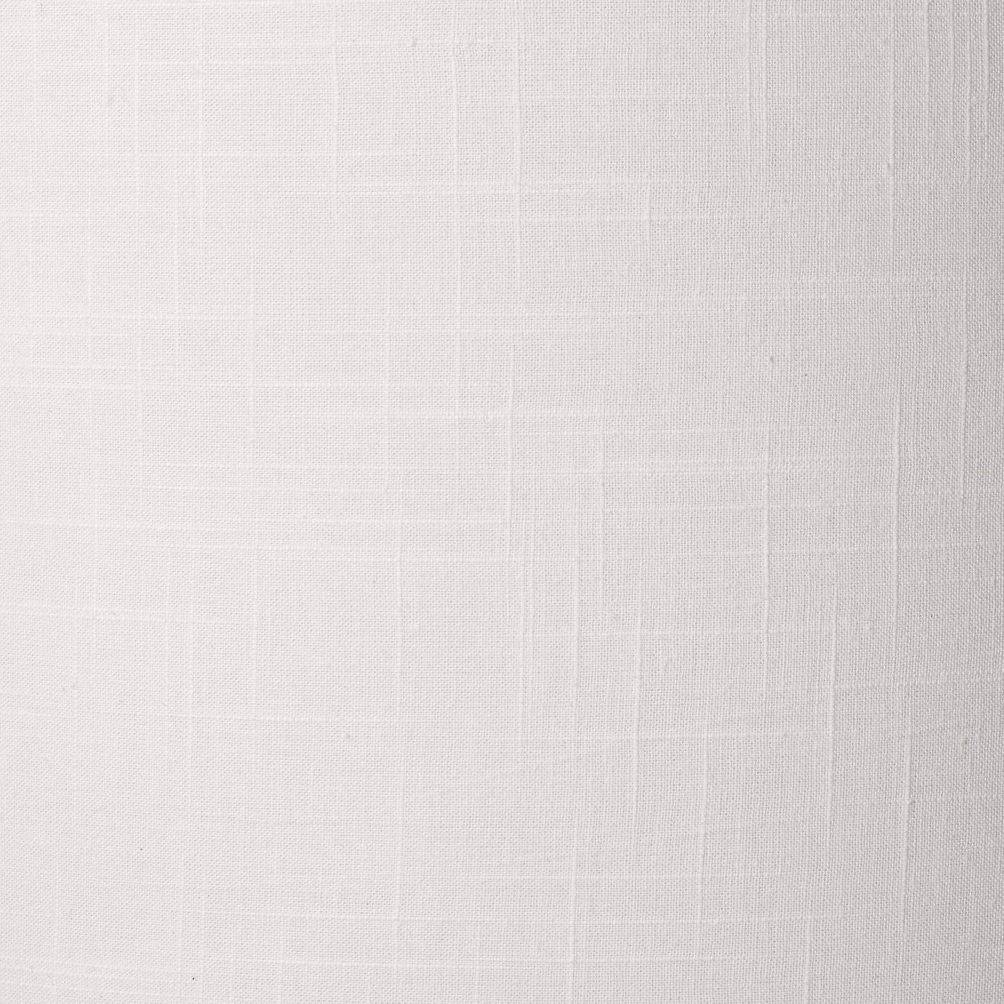 Set Of 2 White Fabric Medium Drum Lamp Shades 13&quot; Top X 14&quot; Bottom X 10&quot; High (Spider) Replacement With Harp And Finial - Springcrest