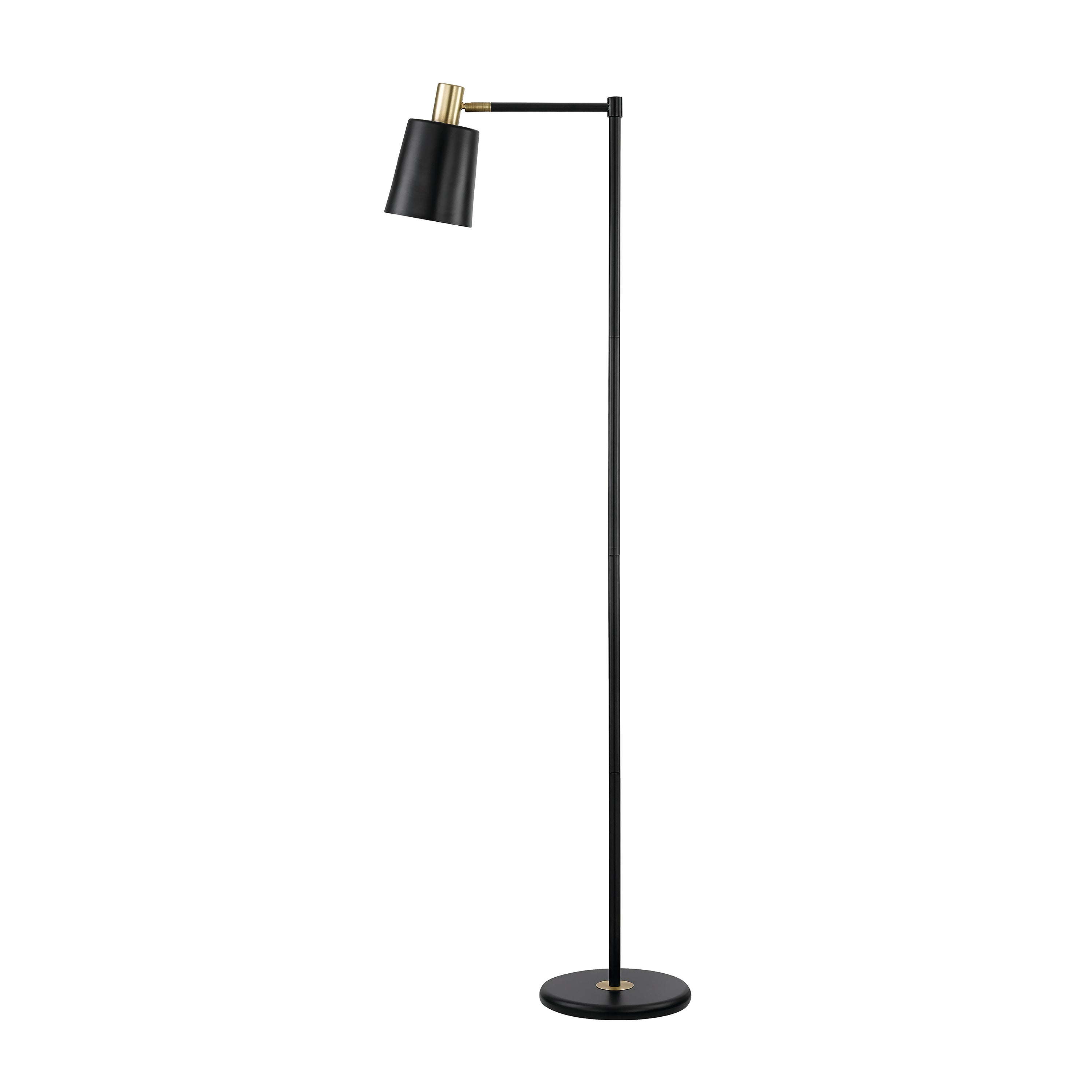 Coaster 1-Light Floor Lamp Black Black/Casual/Black