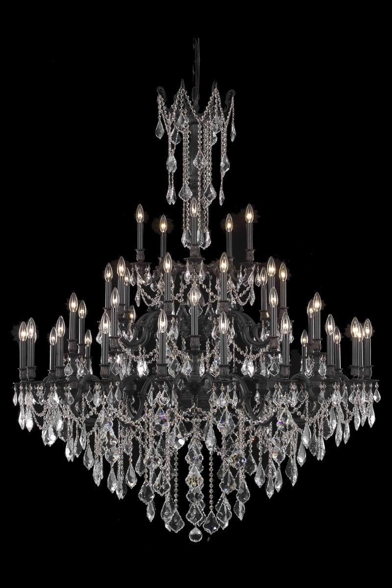 Elegant Lighting 9245G54Db-Gt/Rc Royal Cut Crystal