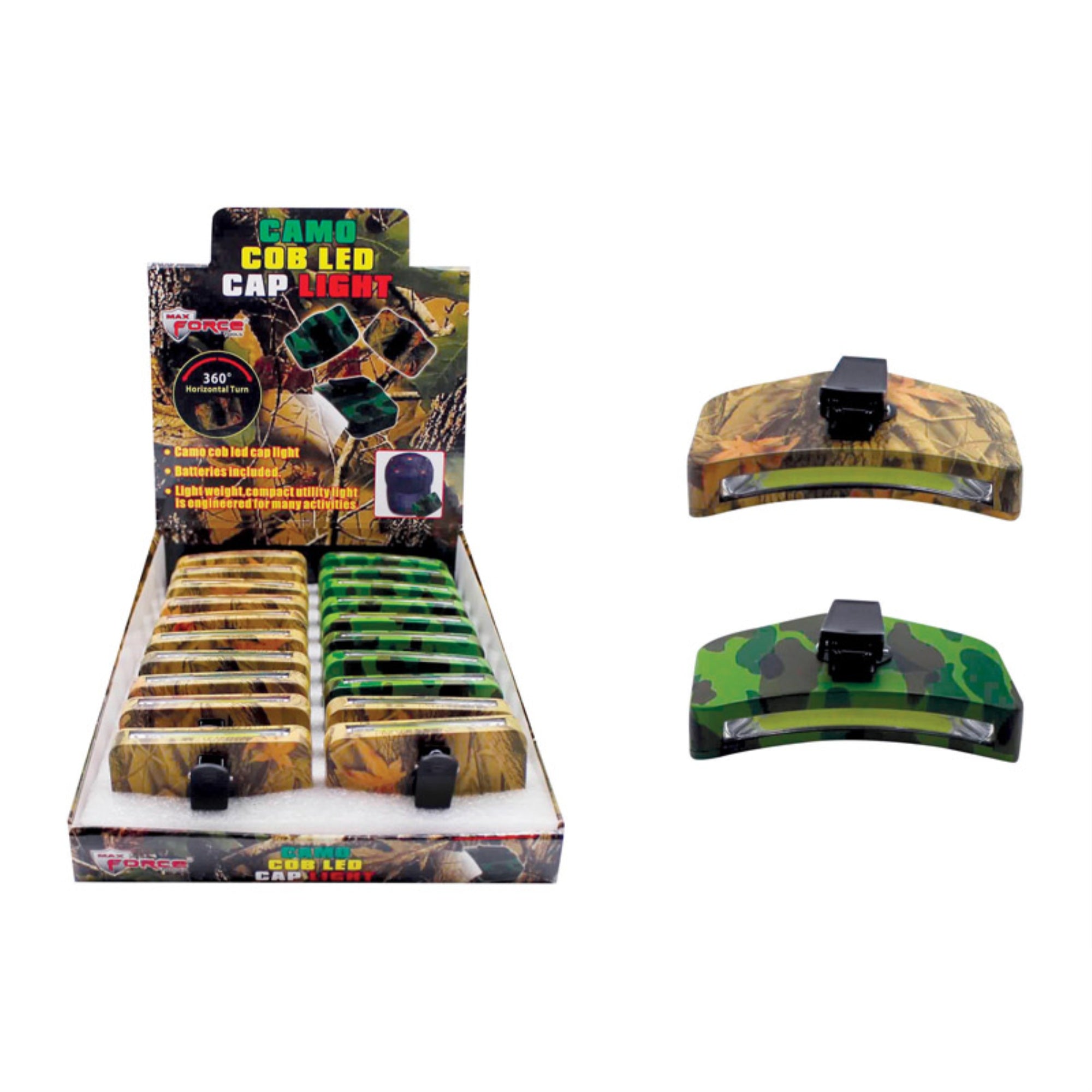 LIGHT CAP CAMO LED 2CLRS (Pack of 20)