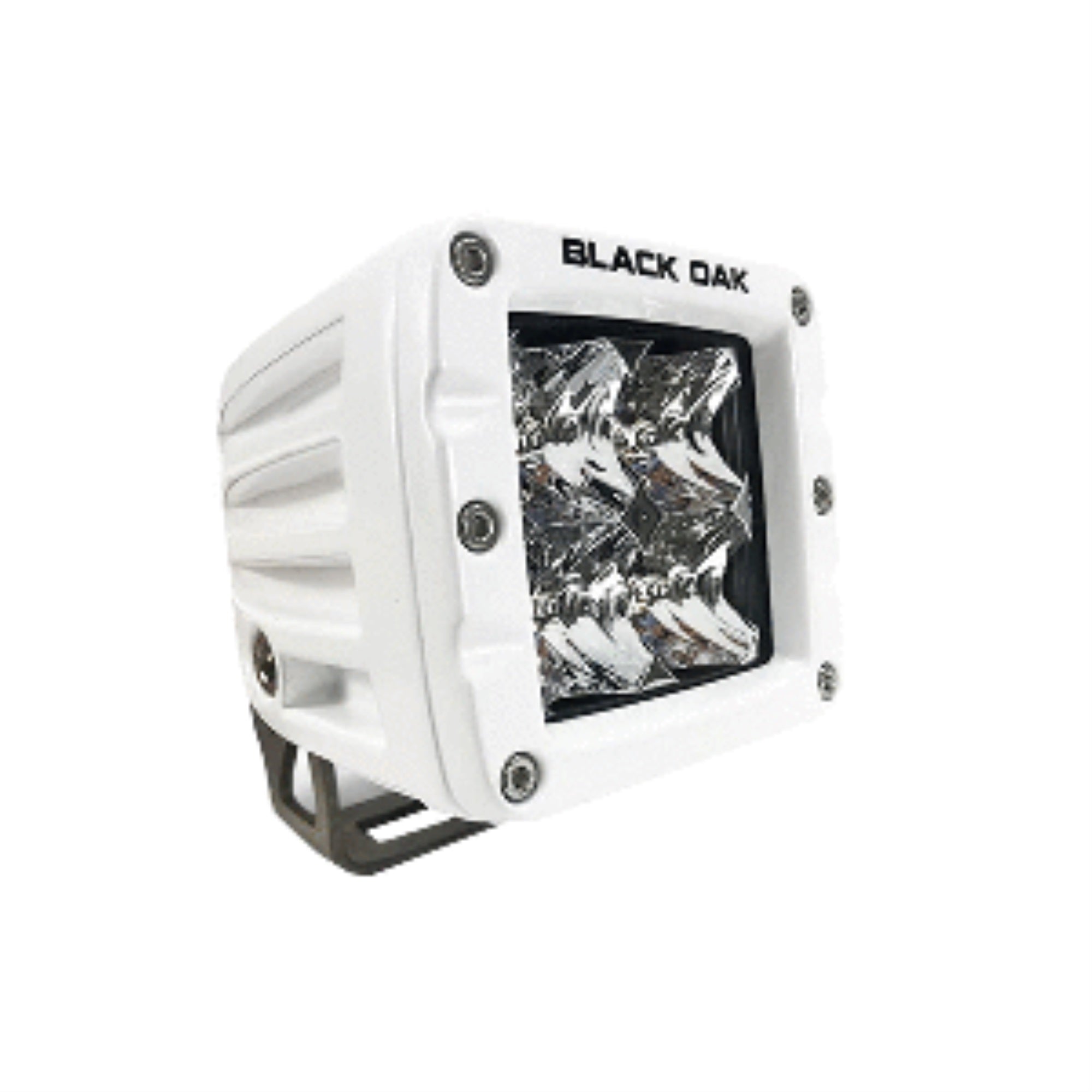 Black Oak 2&quot; Marine Led Pod Light - Flood Optics - White Housing - Pro Series 3.0