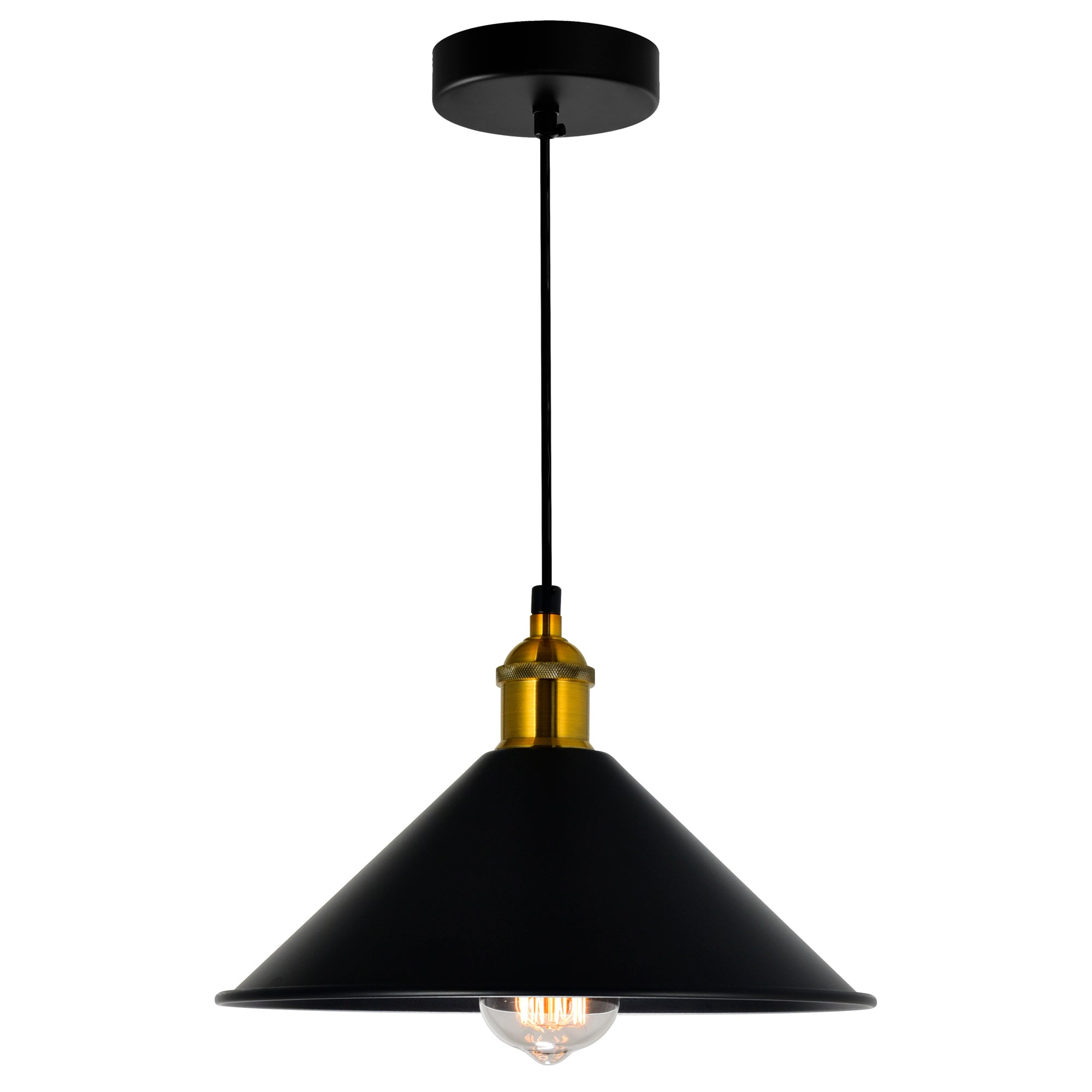 Brave 1 Light Black Mini Pendant