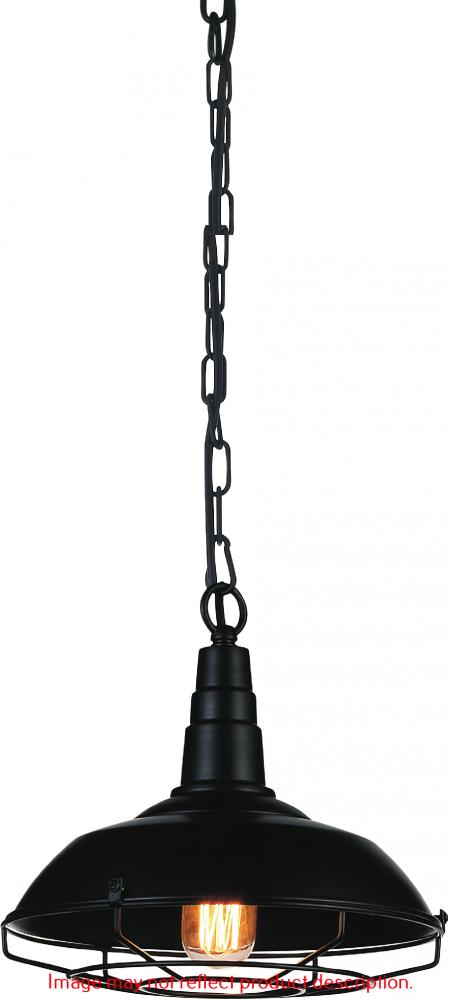 Cwi Lighting Morgan Antique Copper Mini Pendant - 1 Light Farmhouse Metal Fixture