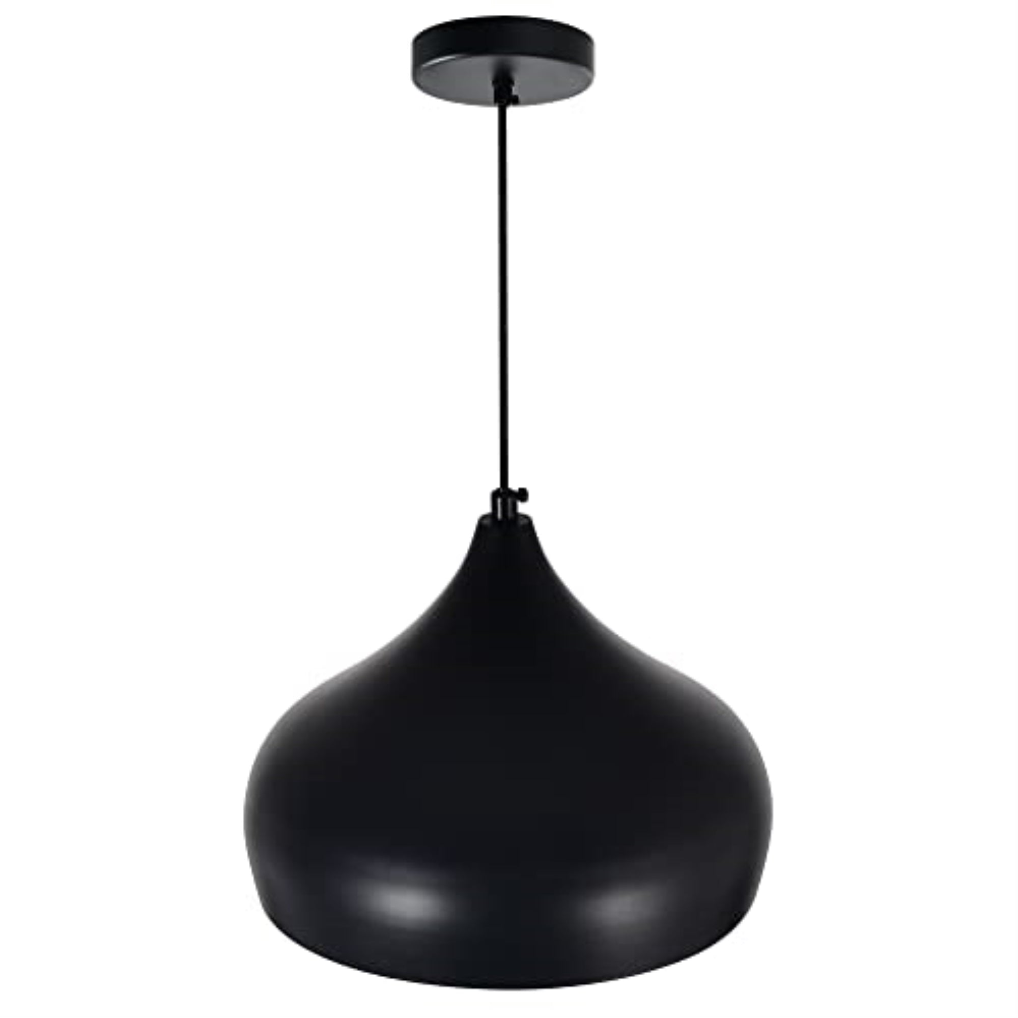 Dynamic 1 Light Down Pendant With Black Finish