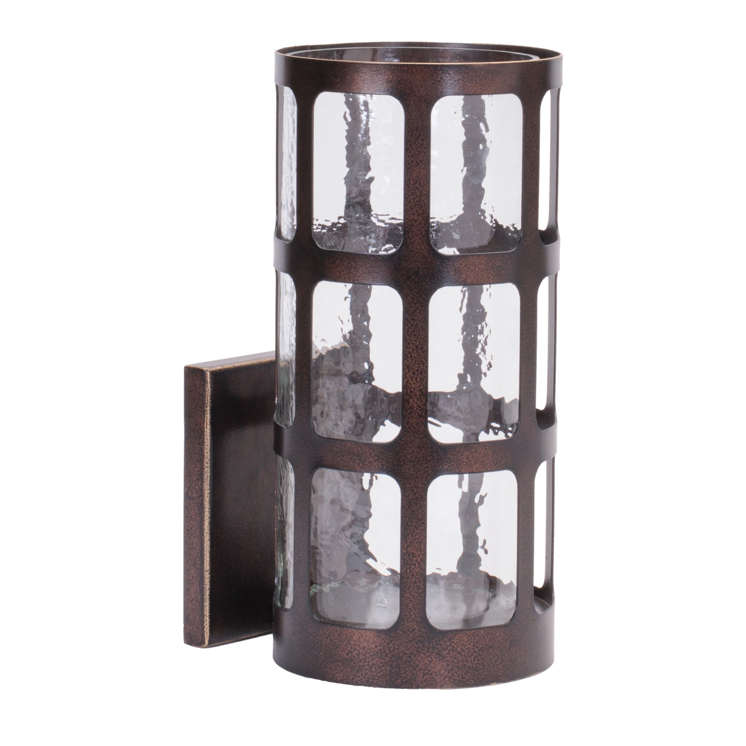 Wall Sconce 5D x 10.75H Iron/Glass