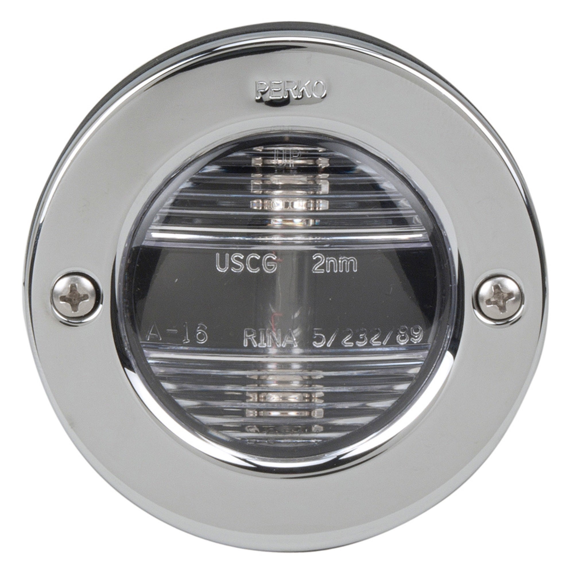 Perko Marine Stainless Steel Vertical Mount Stern Light, Model 0946DP1STS, One Size, Plastic Material