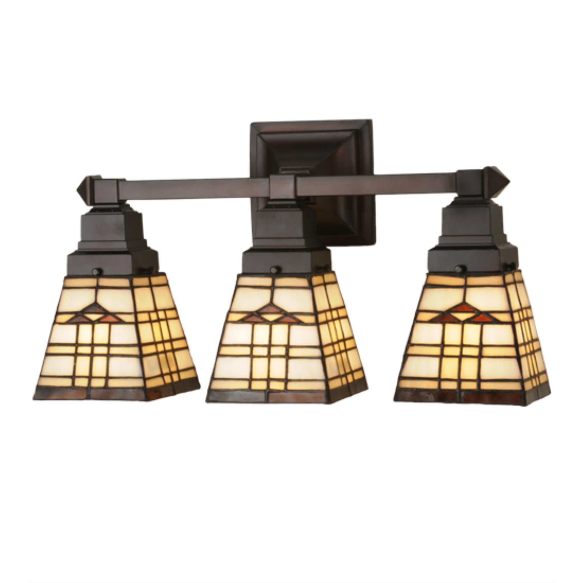 20 inchW Arrowhead Mission 3 LT Vanity Light