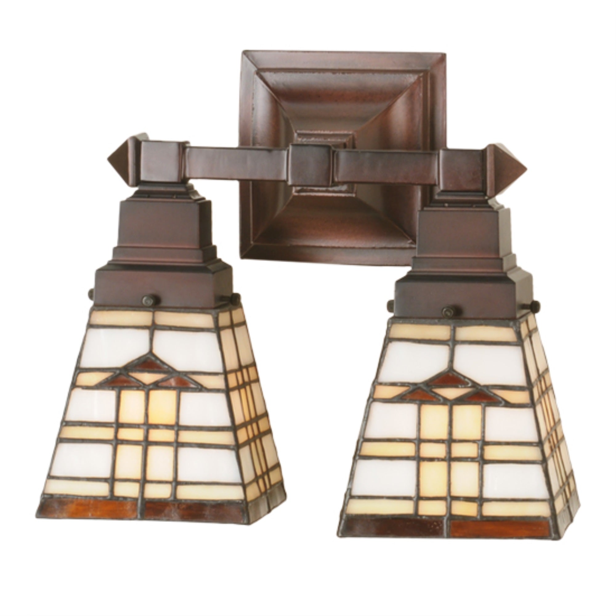 12 inchW Arrowhead Mission 2 LT Wall Sconce