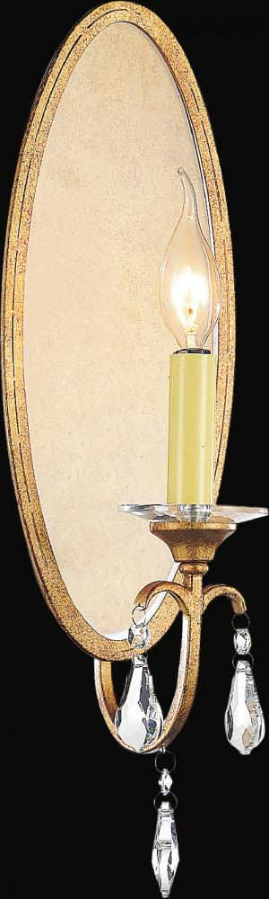 Cwi Lighting Electra 1-Light Metal Wall Sconce, Oxidized Bronze Finish