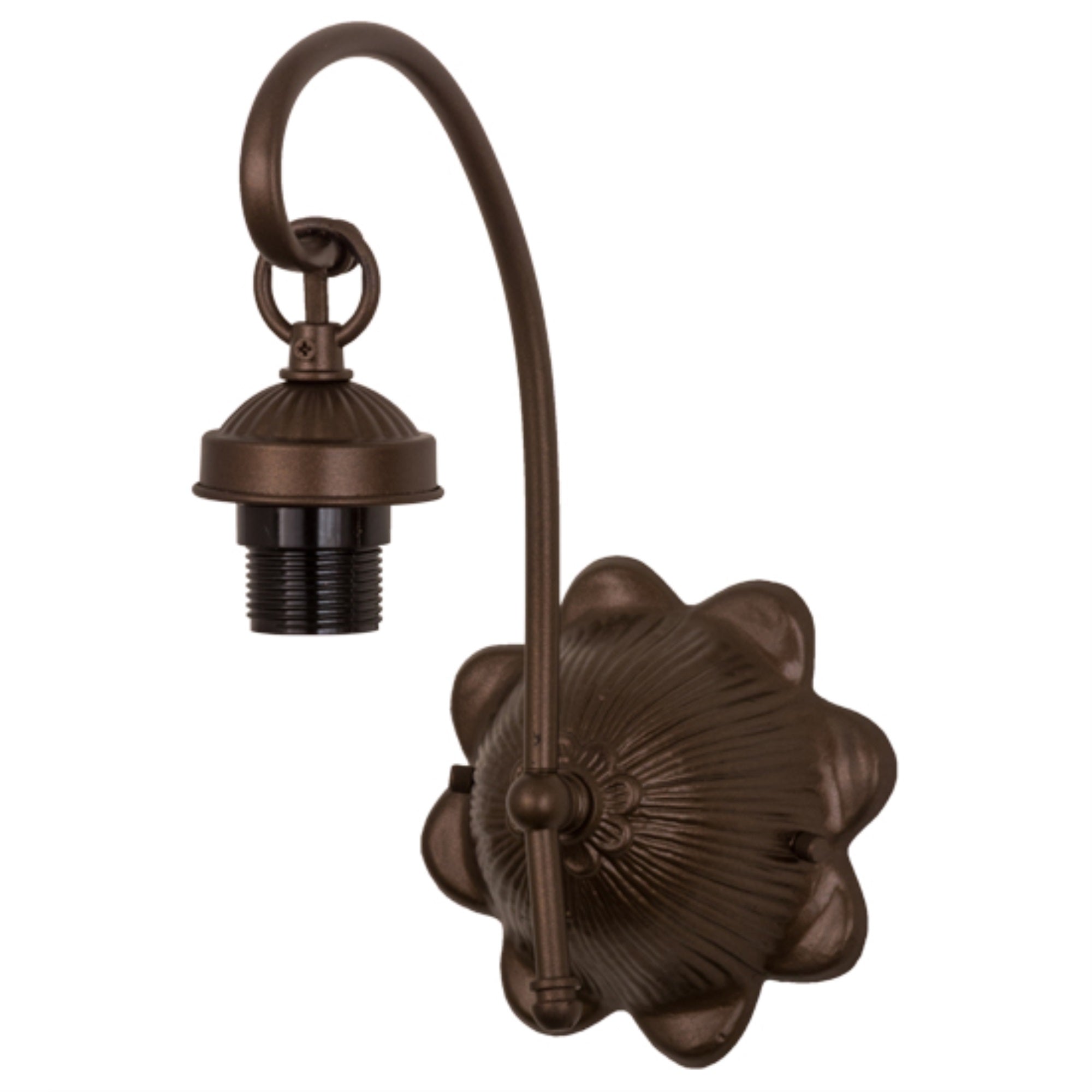 Meyda Tiffany 1 Light Wall Sconce, 6in Width, Mahogany Bronze, Model 98632