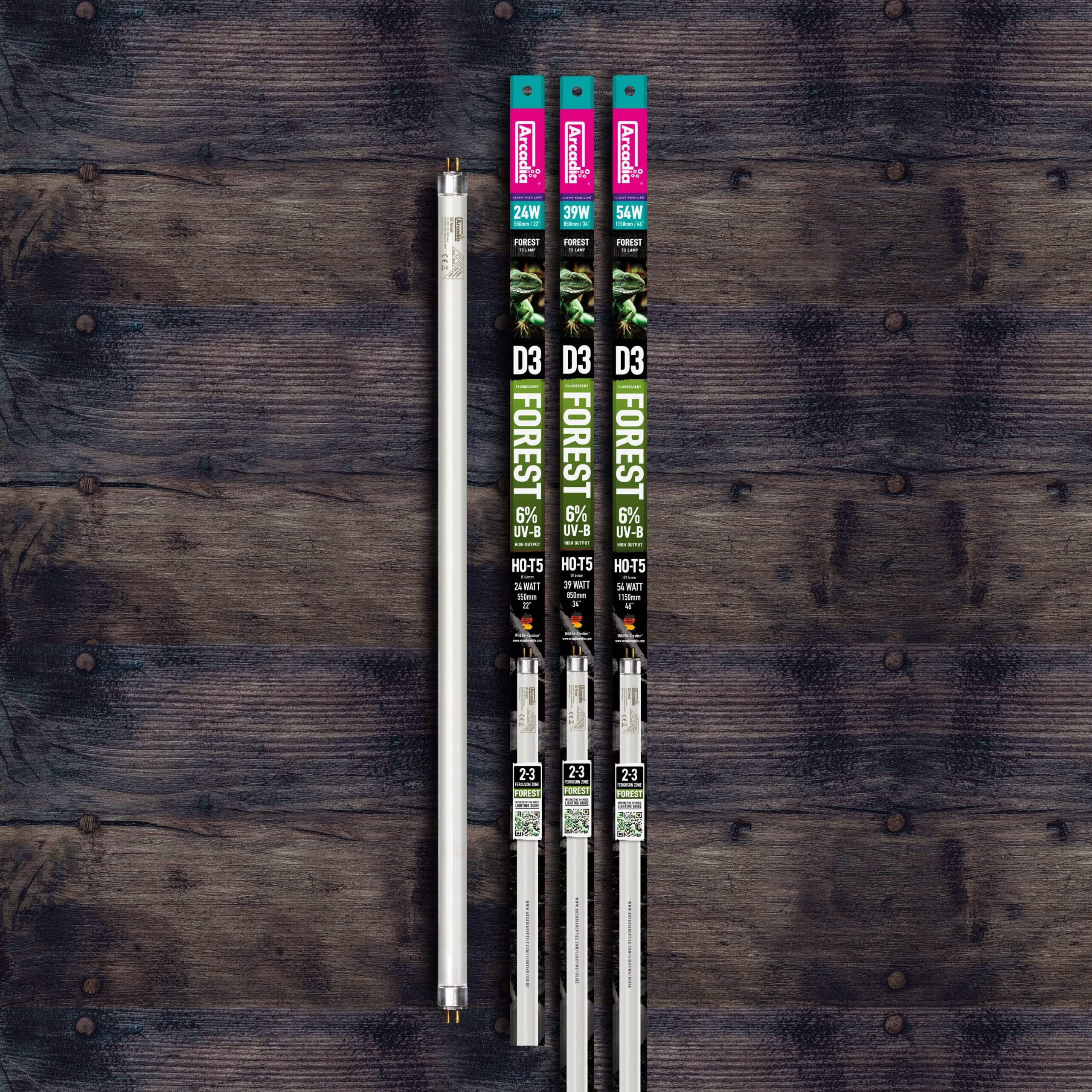 Arcadia D3 Uvb Lamp - 24W - Forest