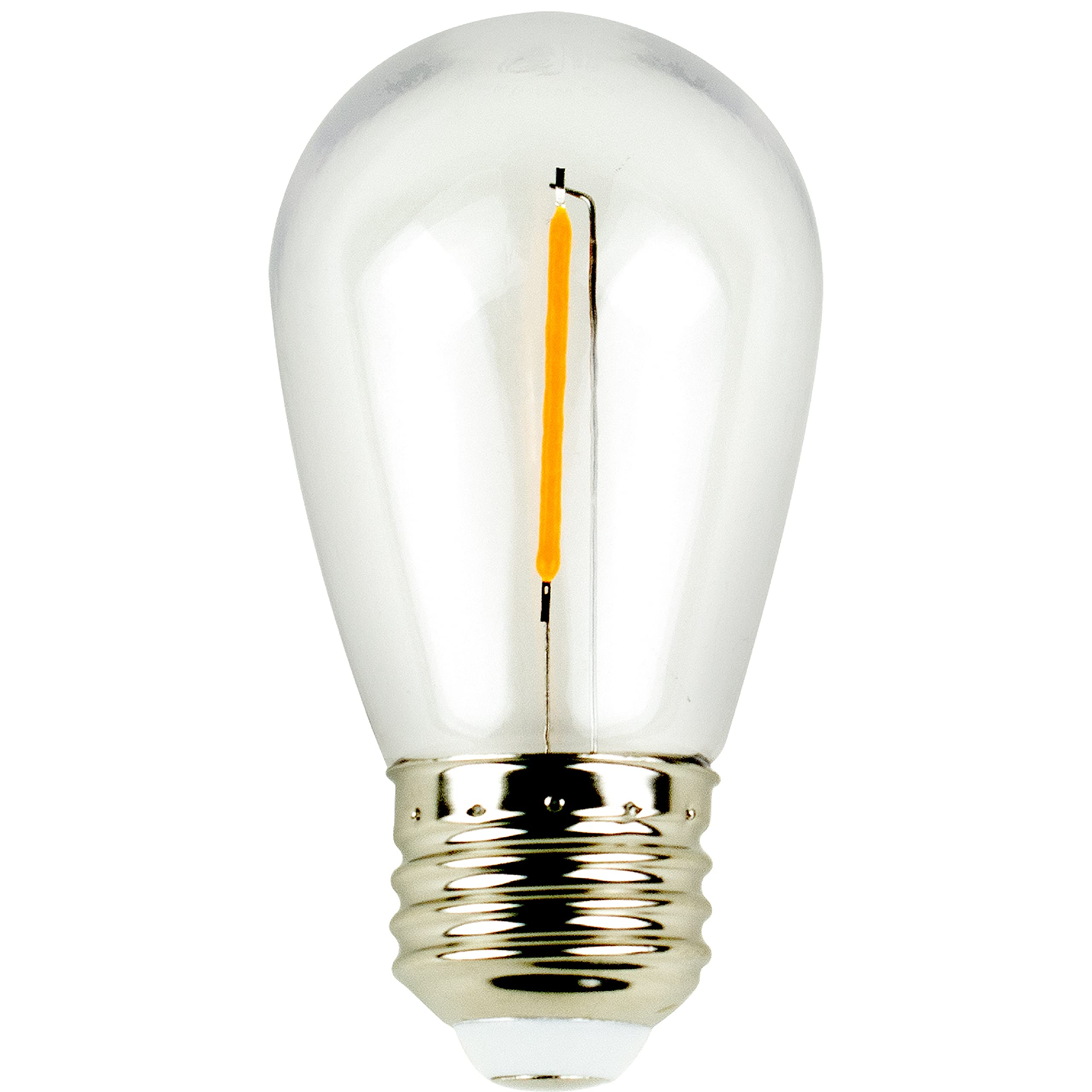 Newhouse Lighting S14 LED Replacement Bulbs, 1W (11W Equivalent), Shatterproof, Warm White 2700K, E26 Base, 15 Pack