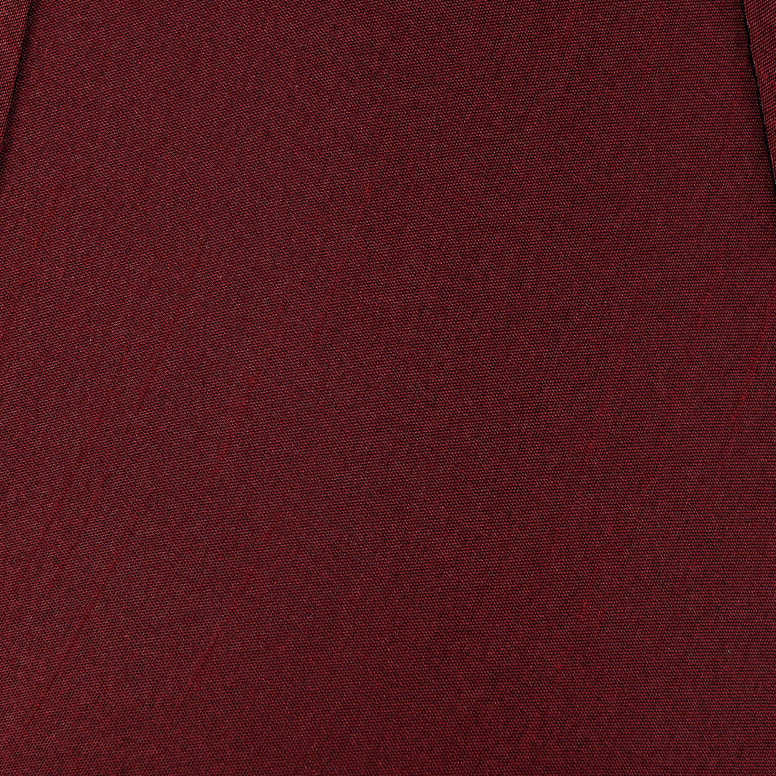 Goso Medium Red Drum Lamp Shade For Table Lamps Floor Lamp,12X14X10 Inch (Spider) Natural Fabric Faux Silk Lampshades Replacemen