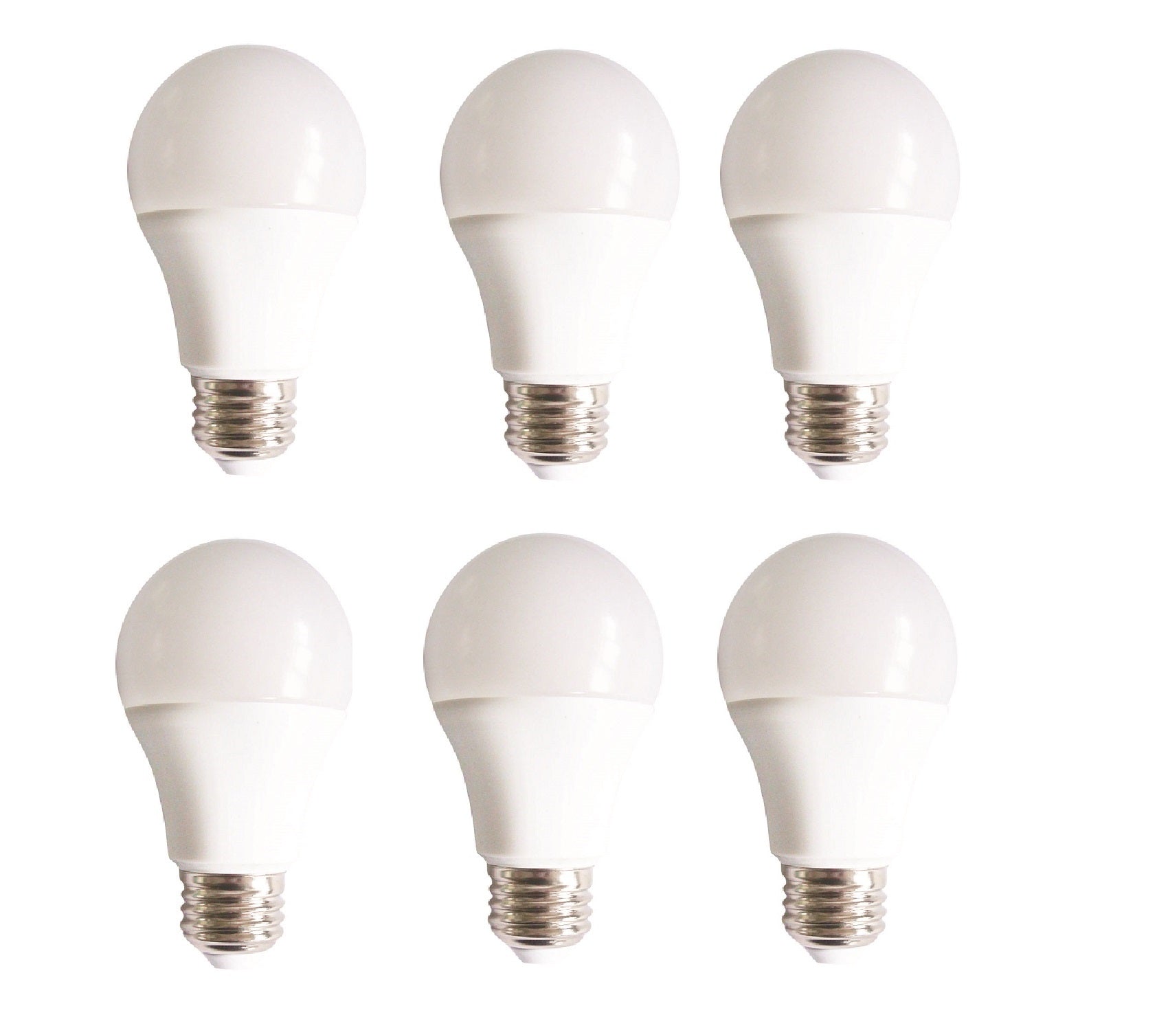 Elitco Lighting A19 Led Bulbs 10W 3000K 6 Pack, 60W Equivalent, Non-Dimm