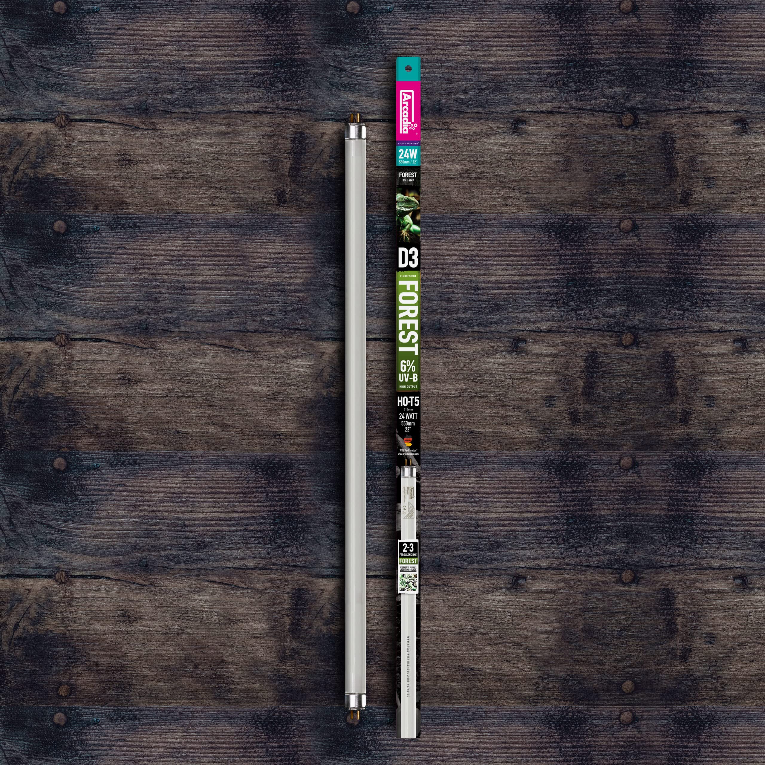 Arcadia D3 Uvb Lamp - 24W - Forest