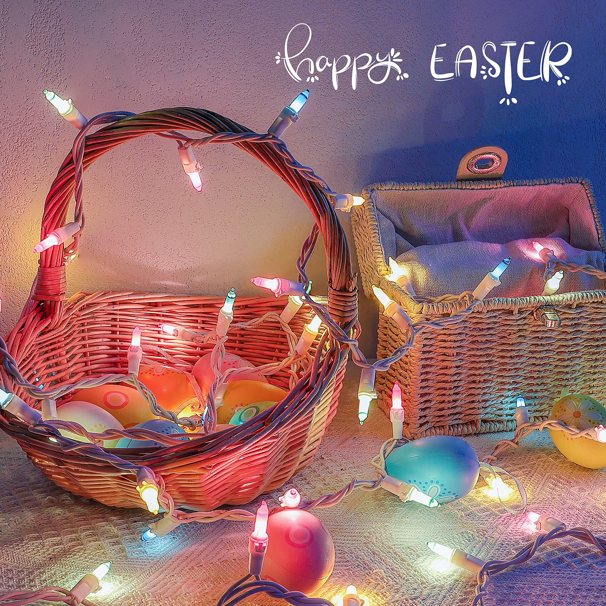 Mimigogo 50Ft Mini String Lights - Multicolor Christmas Decorations For Indoor/Outdoor Use