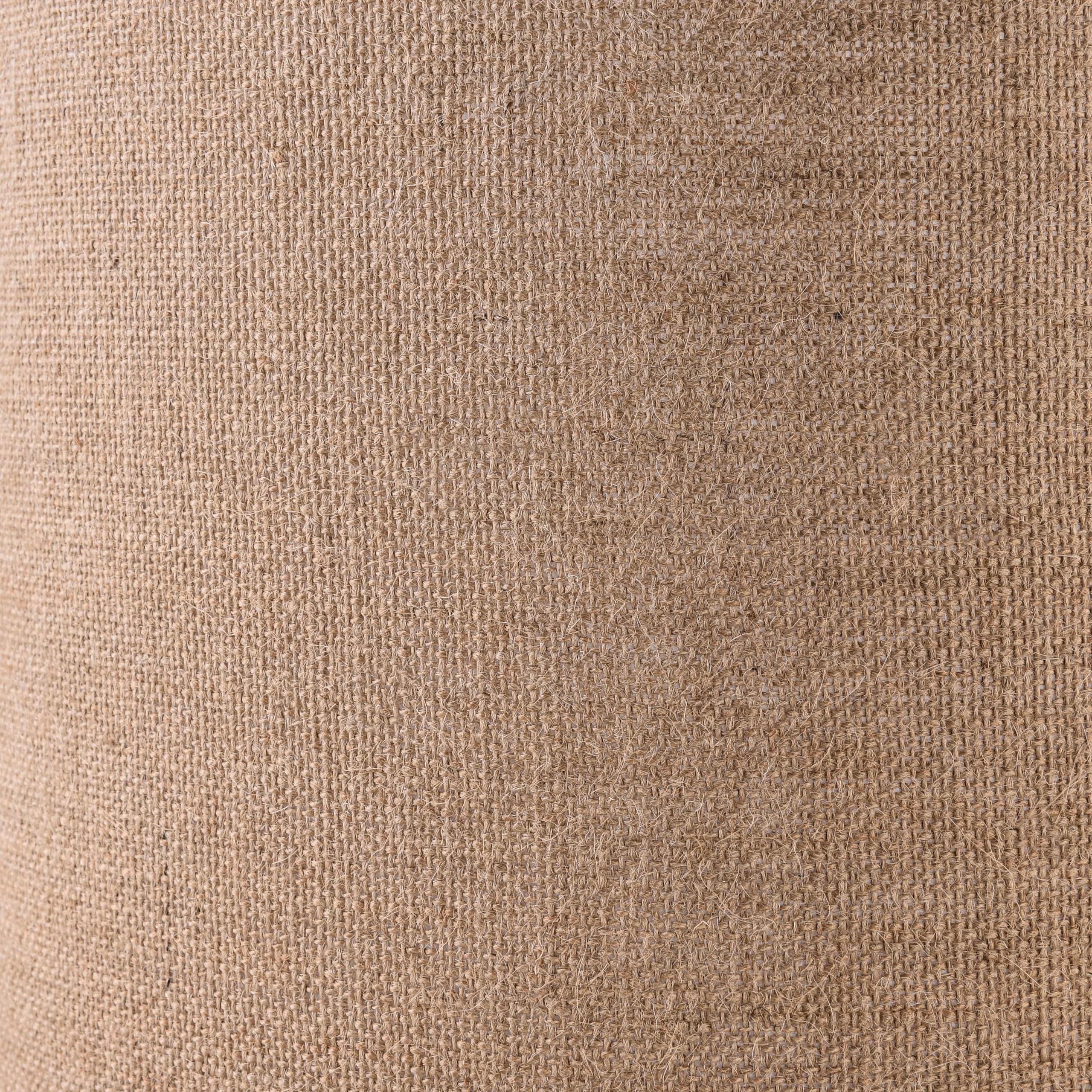 Papaya Drum Lampshade Set Of 2, 13 Brown Burlap Linen Shades, Model P504B