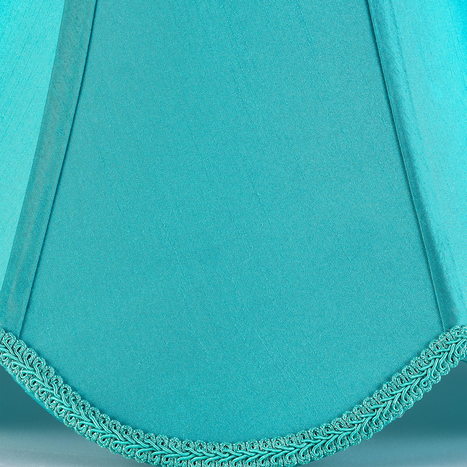 Go&So Bell Lamp Shades Set Of 2 Teal Lamp Shade -6X13X10.6'' (Spider) Barrel Lamp Shades For Table Lamps,Floor Lamp,Fabric Repla