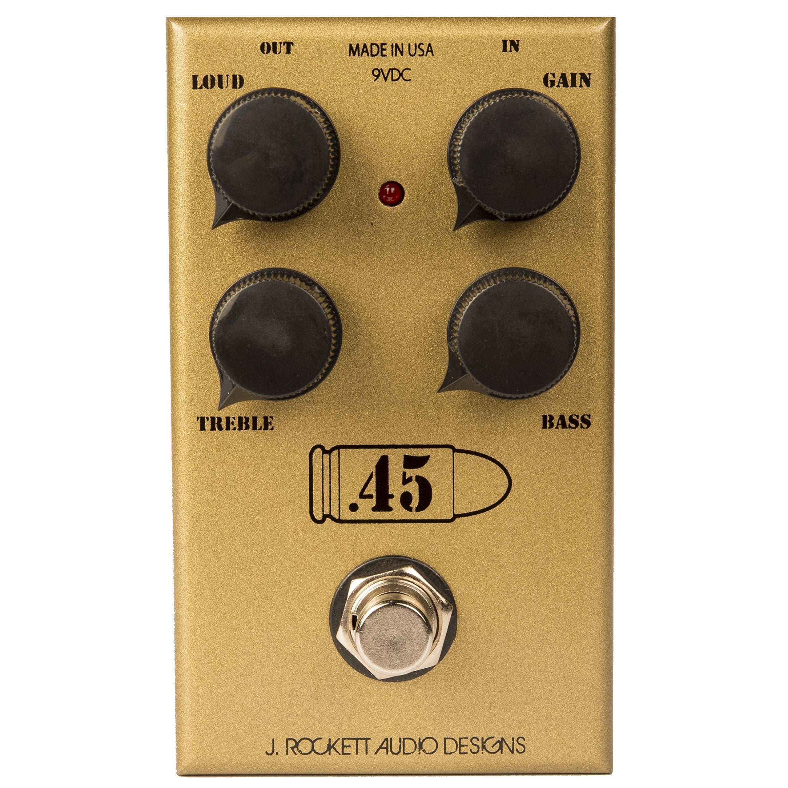 J. Rockett Audio Designs Tour Series Overdrive Guitar Effects Pedal JRA 45CALIBER Gold