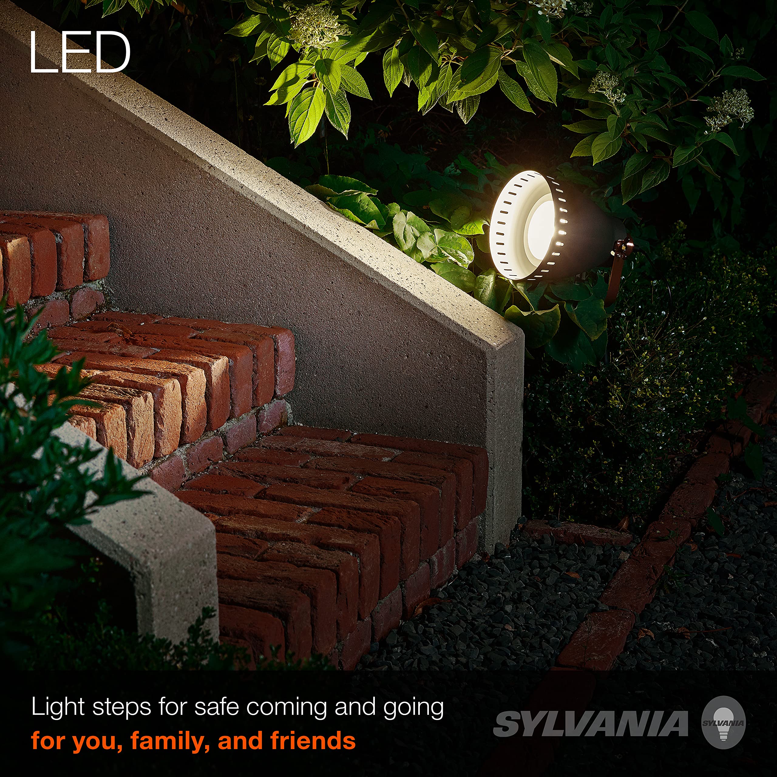 Sylvania Par38 High Output Flood Led Light Bulb, 250W = 23W, Wet Rated, Universal Voltage, Non-Dimmable, Medum Base, 2650 Lumens