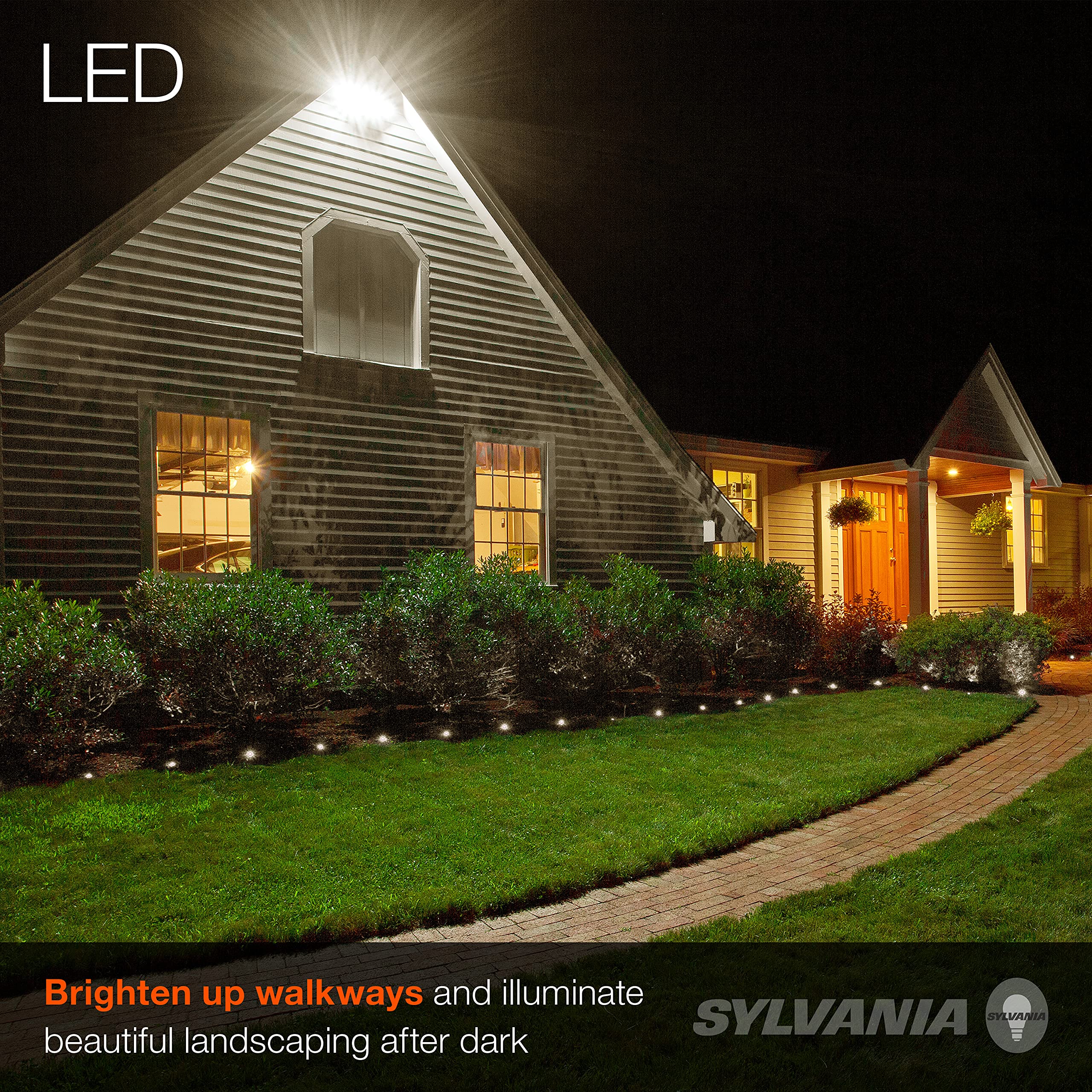 LEDVANCE SYLVANIA Night Chaser LED PAR38 Bulb, 250W=25W, Dimmable, 2650 Lumen, 3000K Neutral White, 1