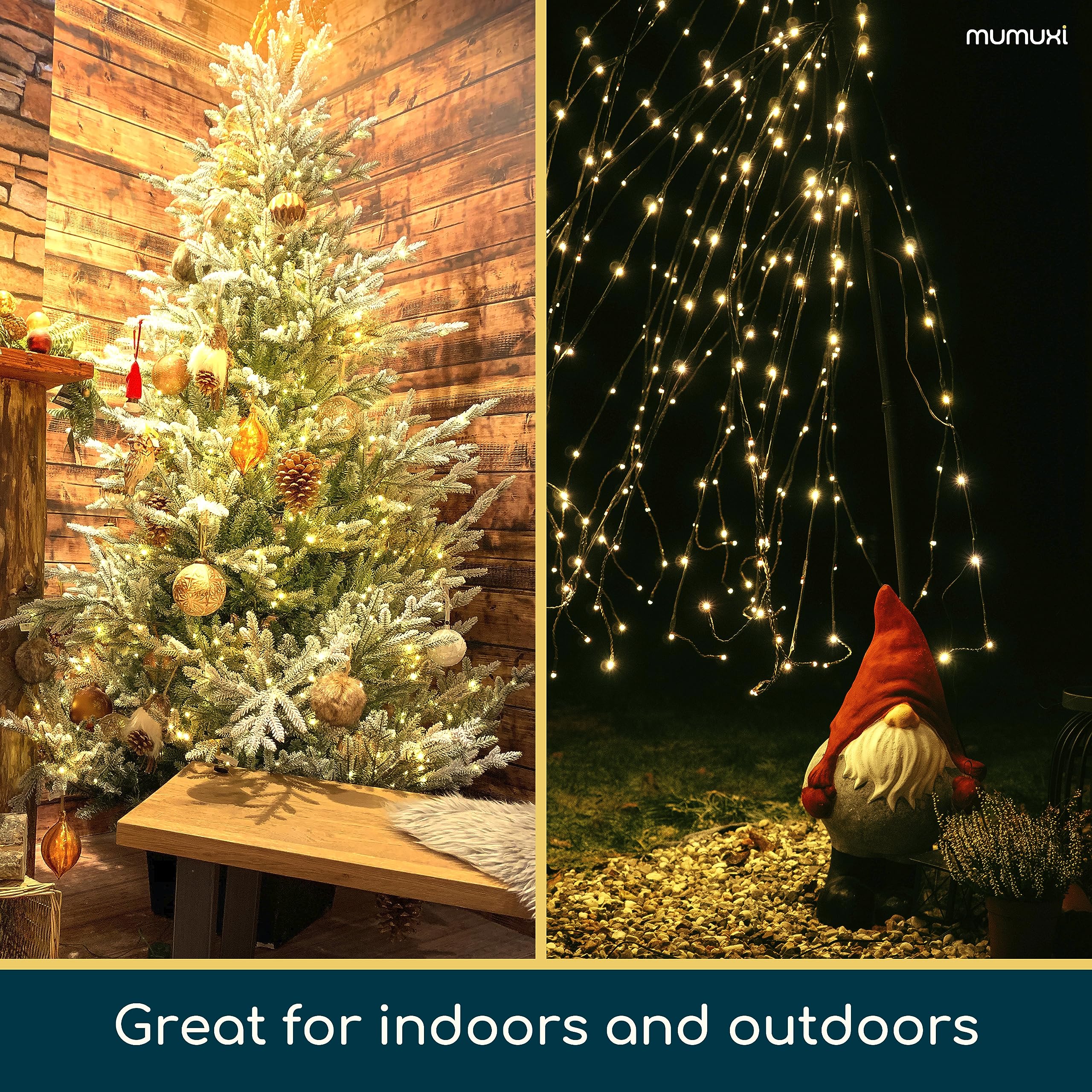 MUMUXI LED Fairy Lights, 10ft Warm White, 16 Pack, Waterproof, Energy Efficient, Copper Wire, Model FY-2032