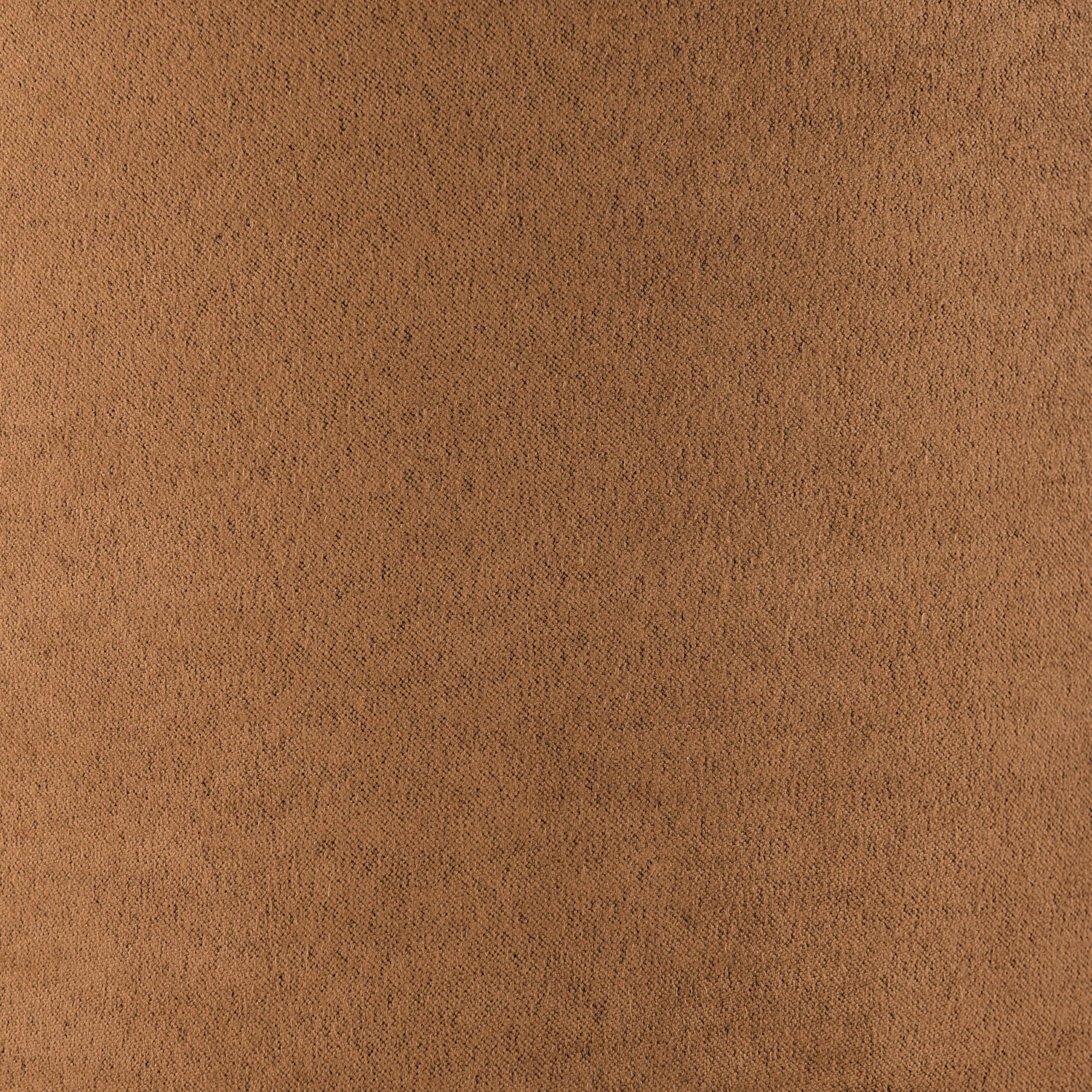 Goso Drum Lamp Shades For Table Lamps Medium-Brown Faux Fabric Velveteen Chamois Leather Lampshades -Floor Lamp-13" Top X13" Bottom X 10" High (Spider) Rustic Vintage Shade Required Assembly 1Pack