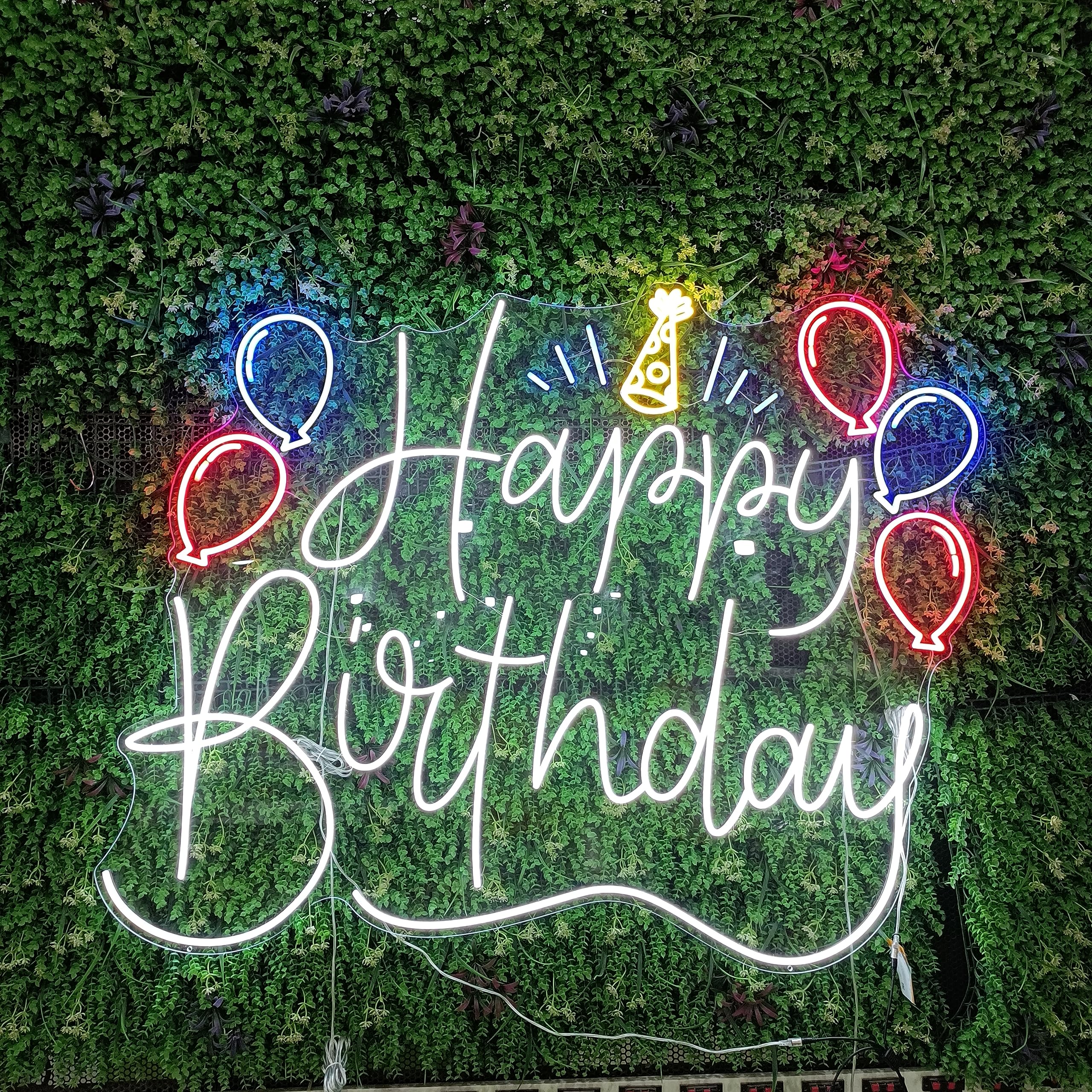 GITM Custom Neon Sign - Personalized LED Wall Decor for Names, Weddings, or Logos - Large Size, Custom Color