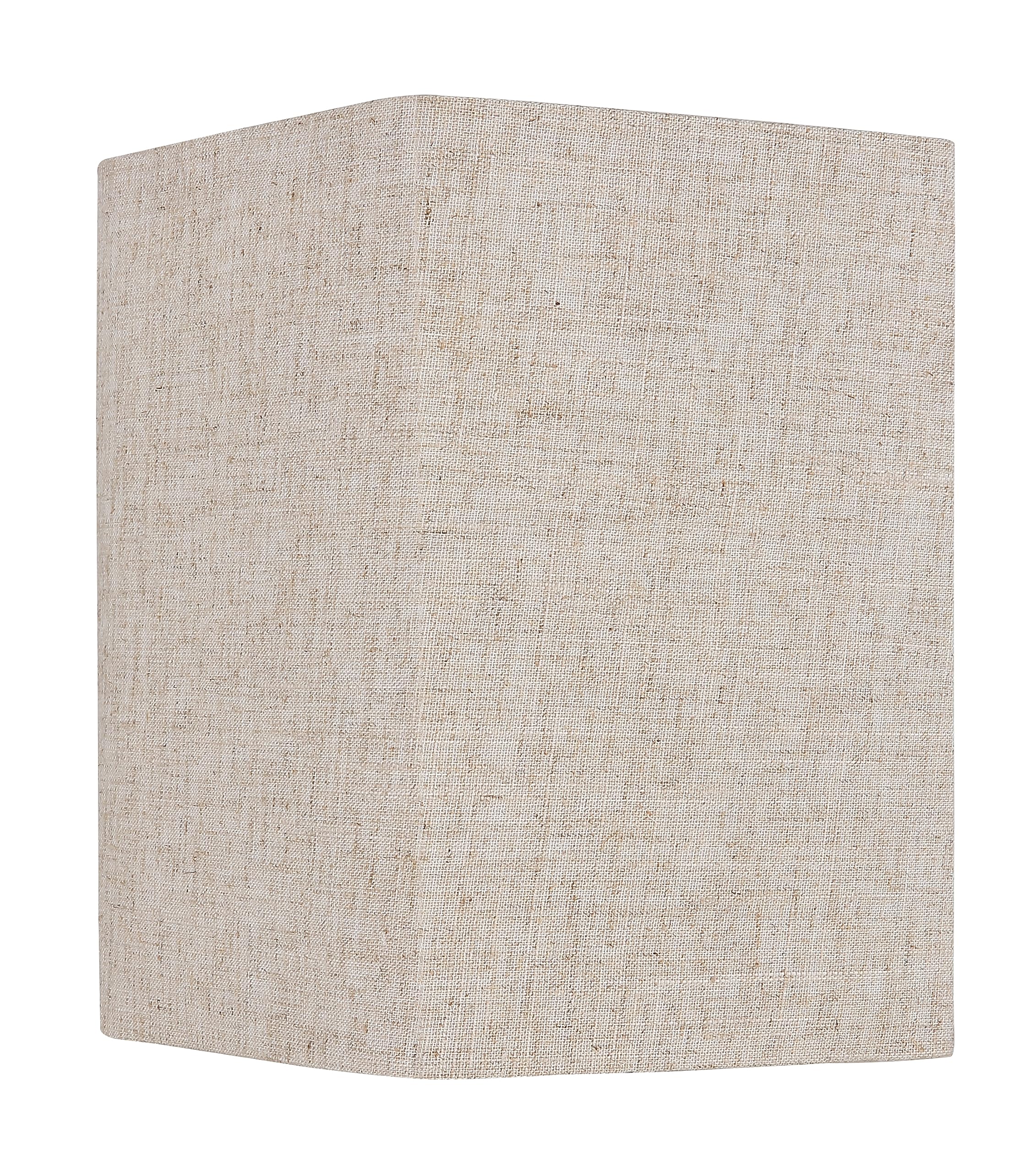 Ruiever Square Lampshades Set Of 2, Linen Lampshades L6.3&quot;X W6.3&quot; X H9.84&quot; High, Easy Assembly Replacement Fabric Lampshades For Table Lamps Floor Lamps, Beige Color Lampshade,