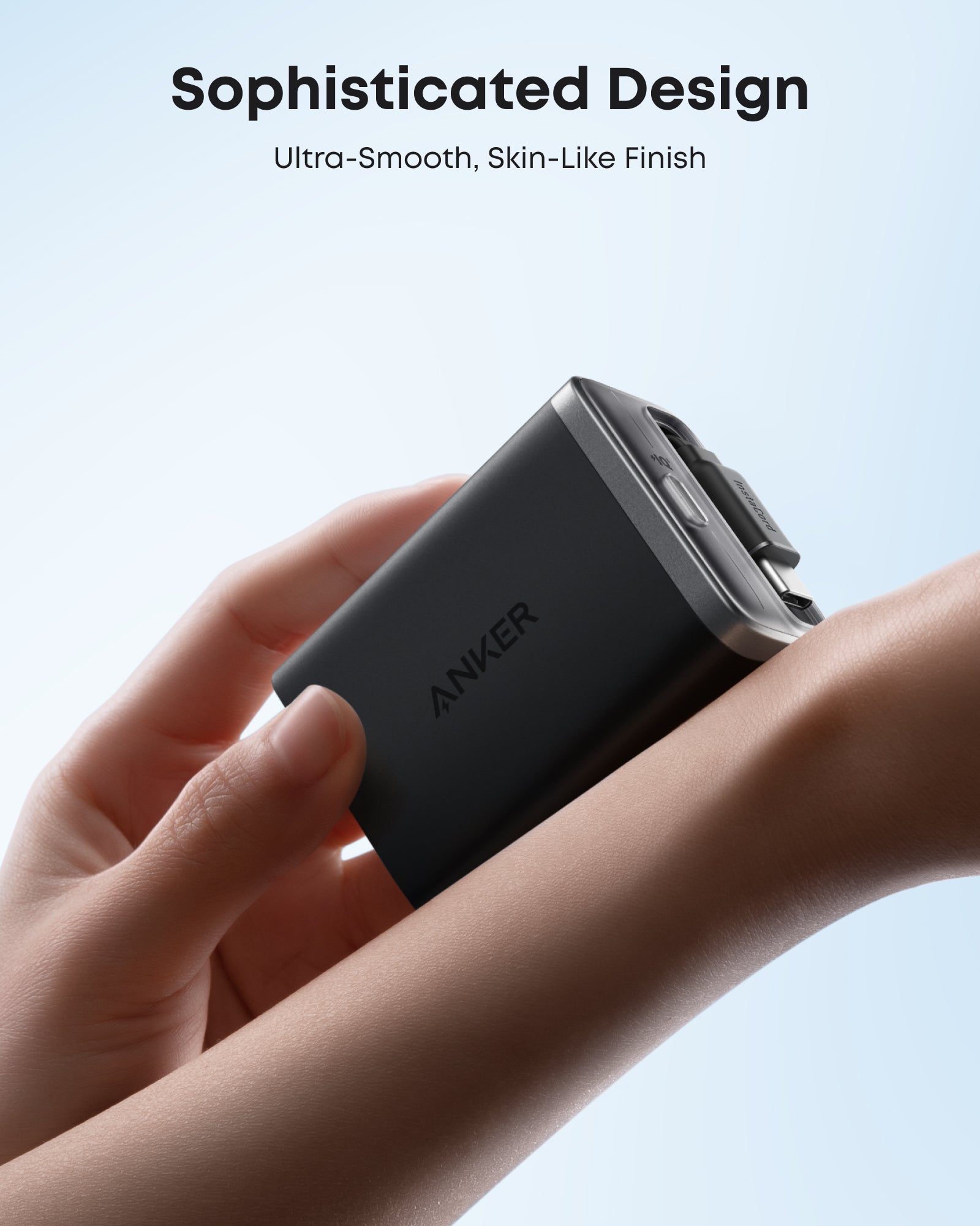 Anker Nano Charger (35W, Built-In Retractable USB-C Cable)