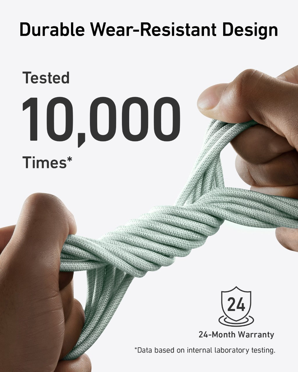 Anker <b>543</b> USB-C to USB-C Cable (Bio-Braided,6 ft)