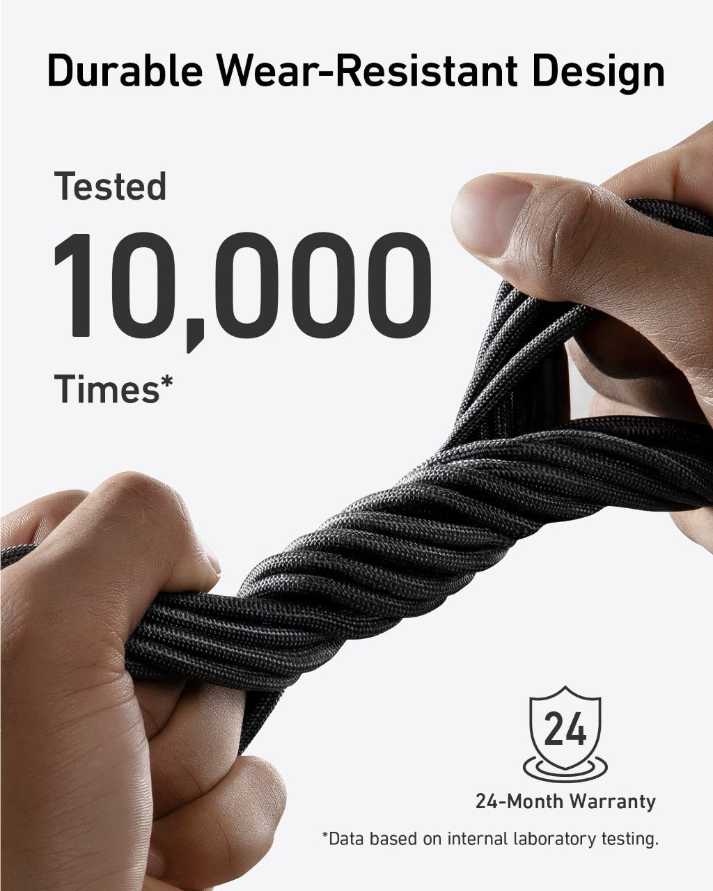 Anker <b>543</b> USB-C to USB-C Cable (Bio-Braided,6 ft)