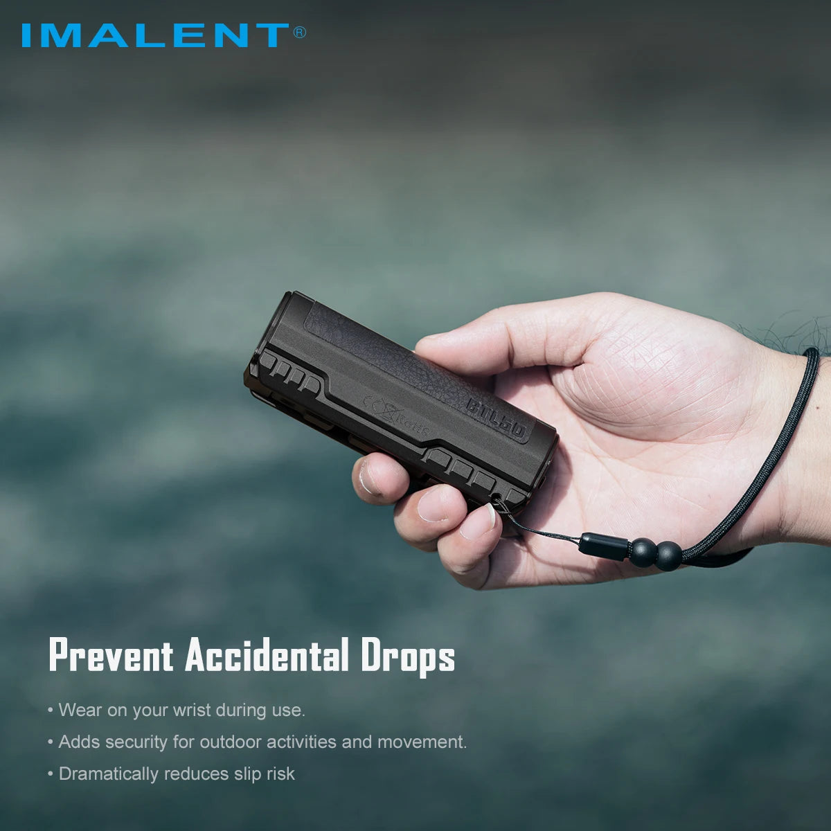 IMALENT BTL50 Electronic Focus Flashlight 3000LM 705M Range Portable EDC Tactical Fast Charging Waterproof for Patrol Hiking