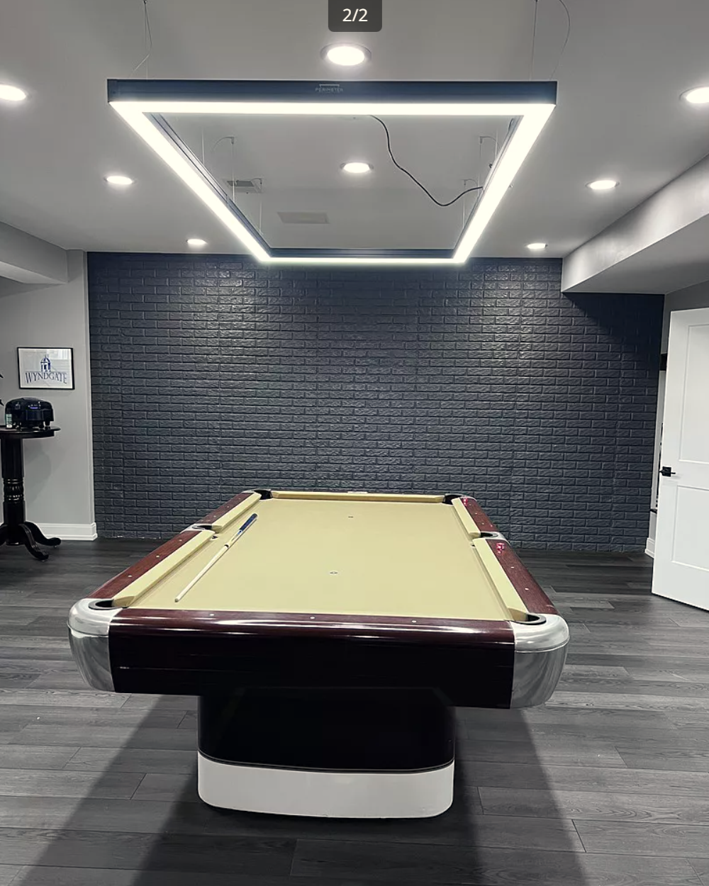 8FT Perimeter Billiard® LED Pool Table Light