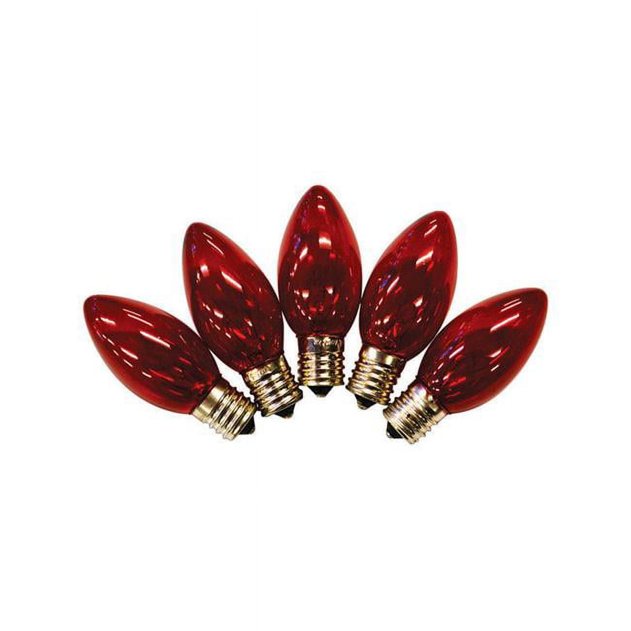 Holiday Bright Lights 9760901 c9 christmas Light Bulbs  Red  1 in  25 Lights