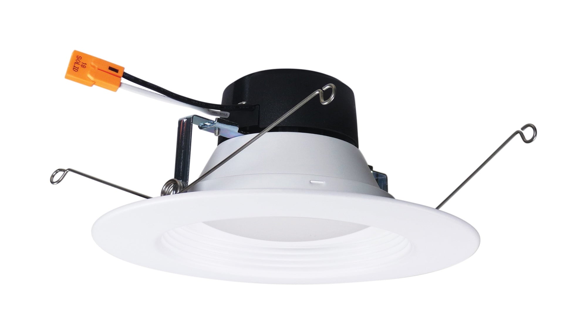 Satco LED Downlight S11801, 5-6 Inches, White, Glass