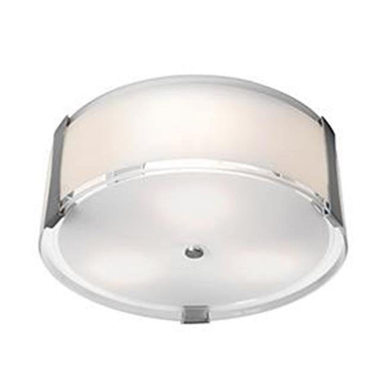 Accesslighting 50120LEDDLP-BS-OPL Tara Dimmable LED Flush Mount - Brushed Steel