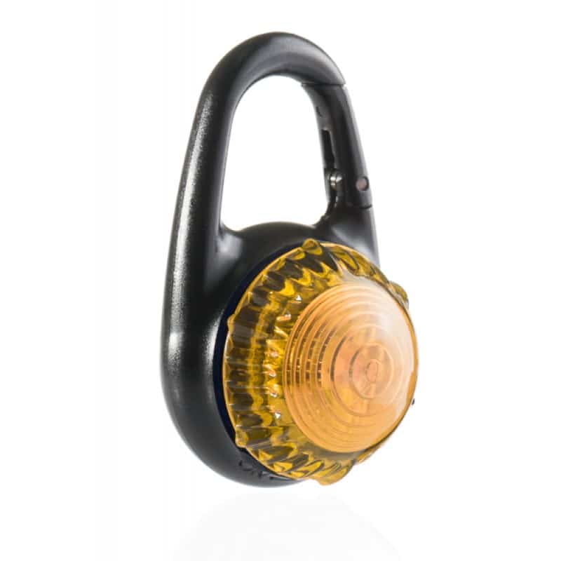 Guardian Tag-It LED Clip-On Safety Light – Rugged Waterproof Carabiner, 5km Omnidirectional Visibility, Steady/Flashing Modes for Pets, Packs, and Outdoor Safety