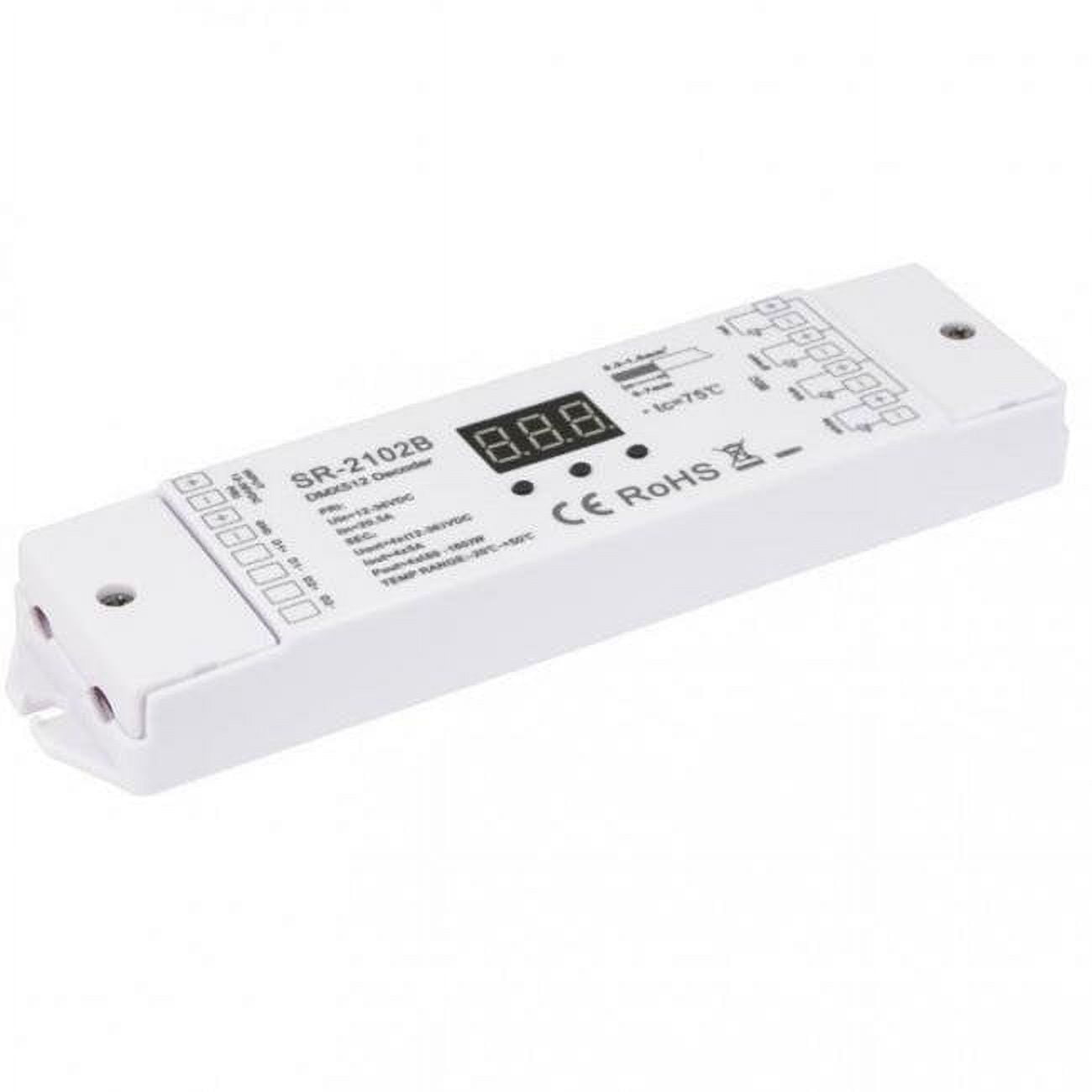 American Lighting DMX Receiver REC-DMX-5A-4Z, 12-26V DC, 5Ax4CH, RGBW Digital DISP
