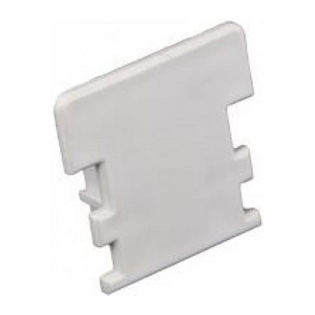 American Lighting Pe-Paver-End End Cap For Paver Extrusion, White Plastic