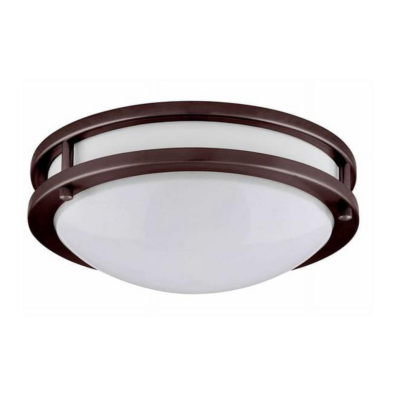 Amax Lighting Led Ceiling Fixture - 10&quot; X 3.8&quot; Acrylic, Jr Bronze Finish