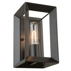 Artcraft Lighting Vineyard 1-Light Exterior Wall Sconce, Matte Black