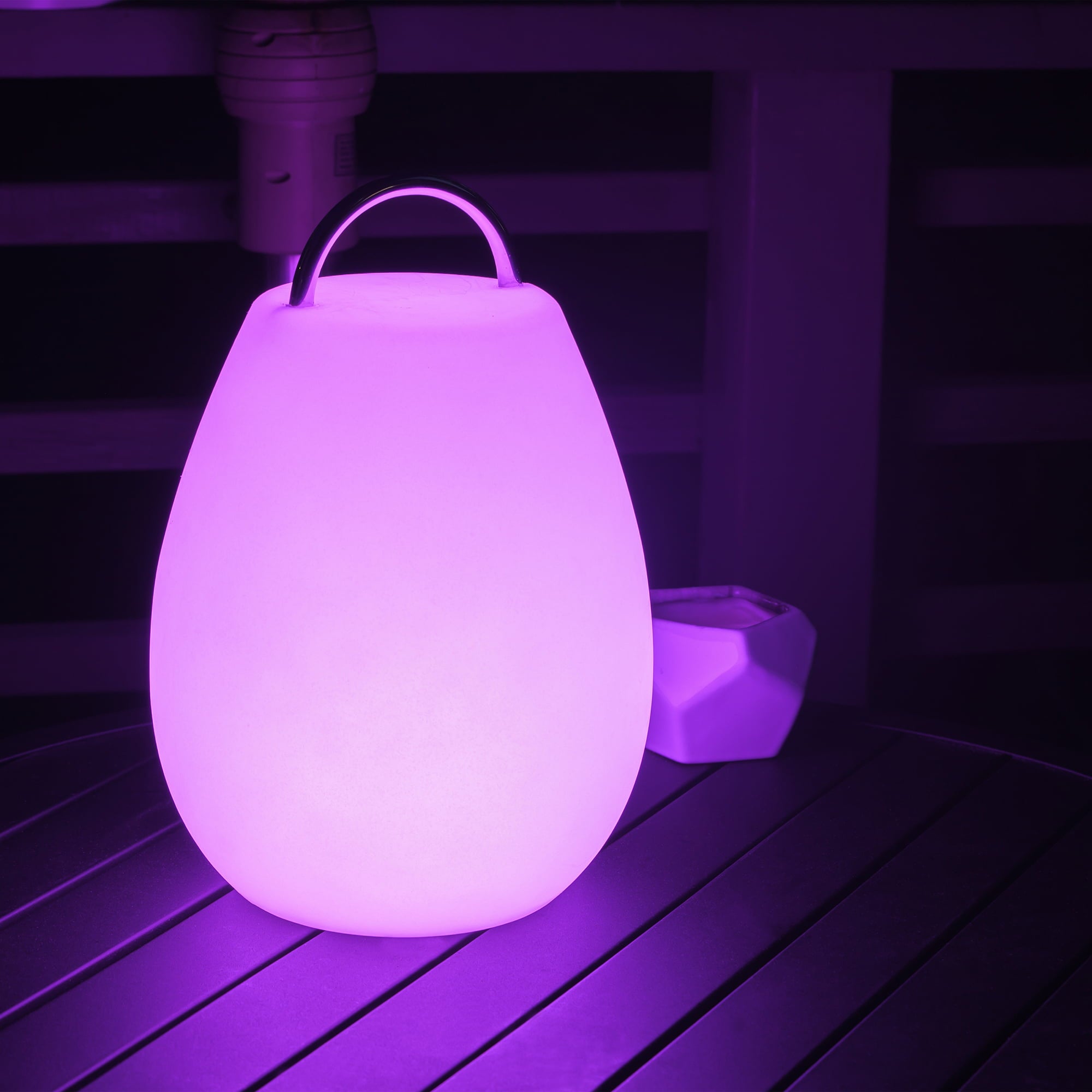 Allsop Home & Garden 31974 Nomad Indoor/Outdoor Lantern, White