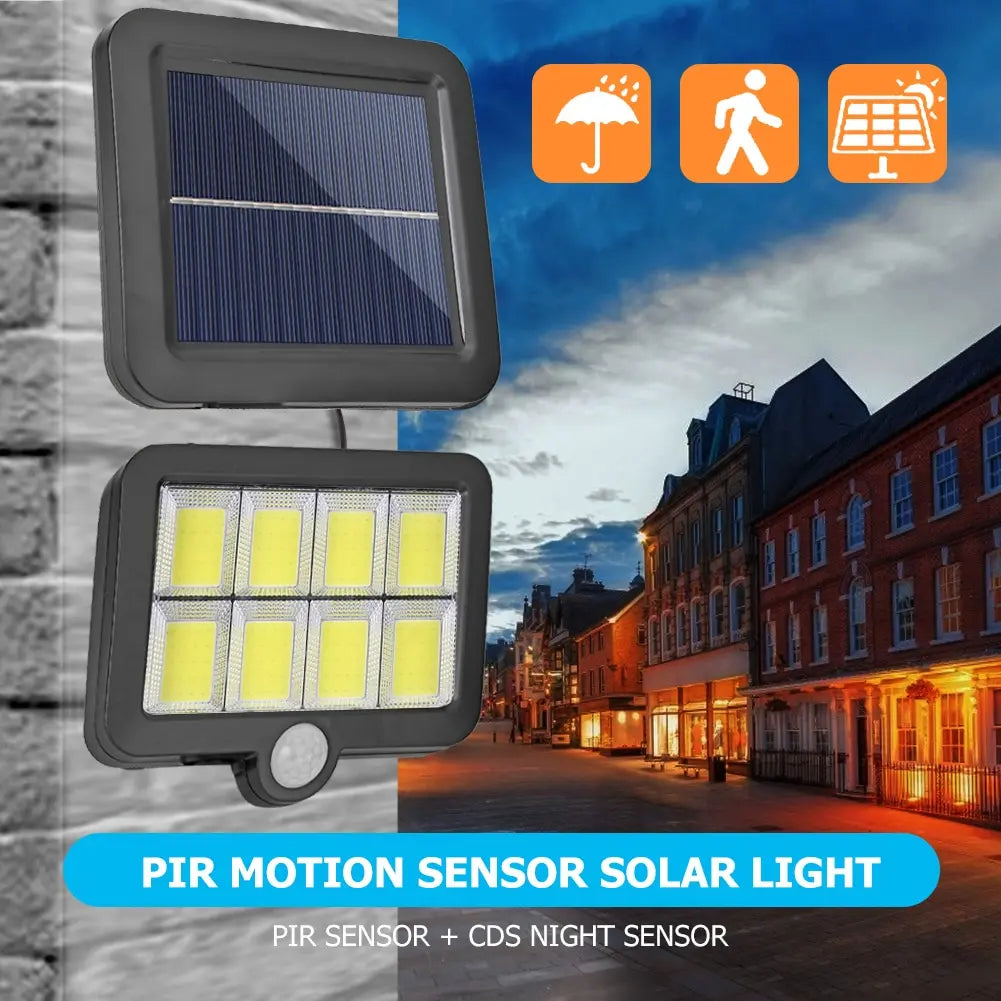 160LED Solar Light Split Wall Lamp Waterproof Outdoor Motion Sensor Solar Wall Lights Emergency Street Garden Porch LED Light